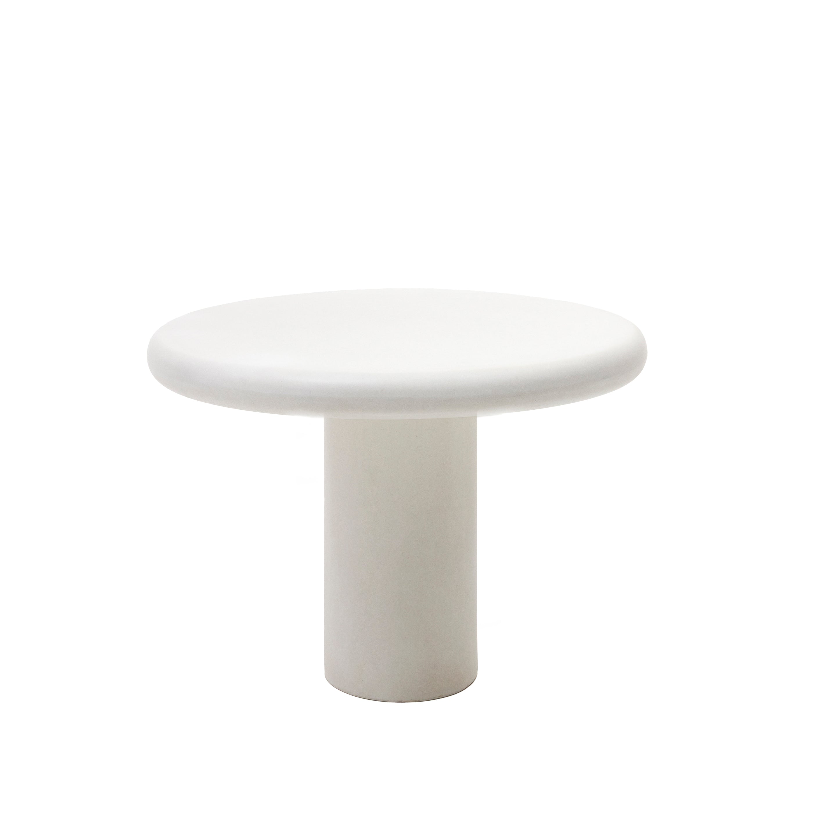 Addaia Round Table in White Cement Ø90 cm - Product Image