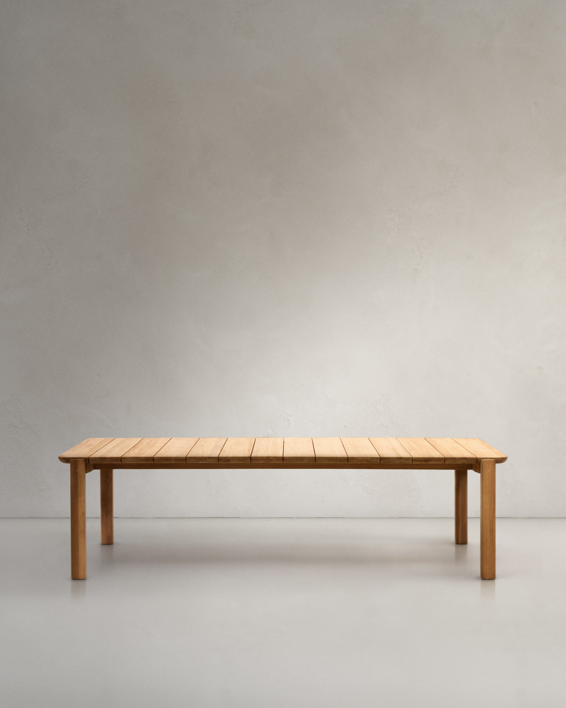 Icaro table made from solid teak wood, 220 x 102 cm, FSC 100% - Product View
