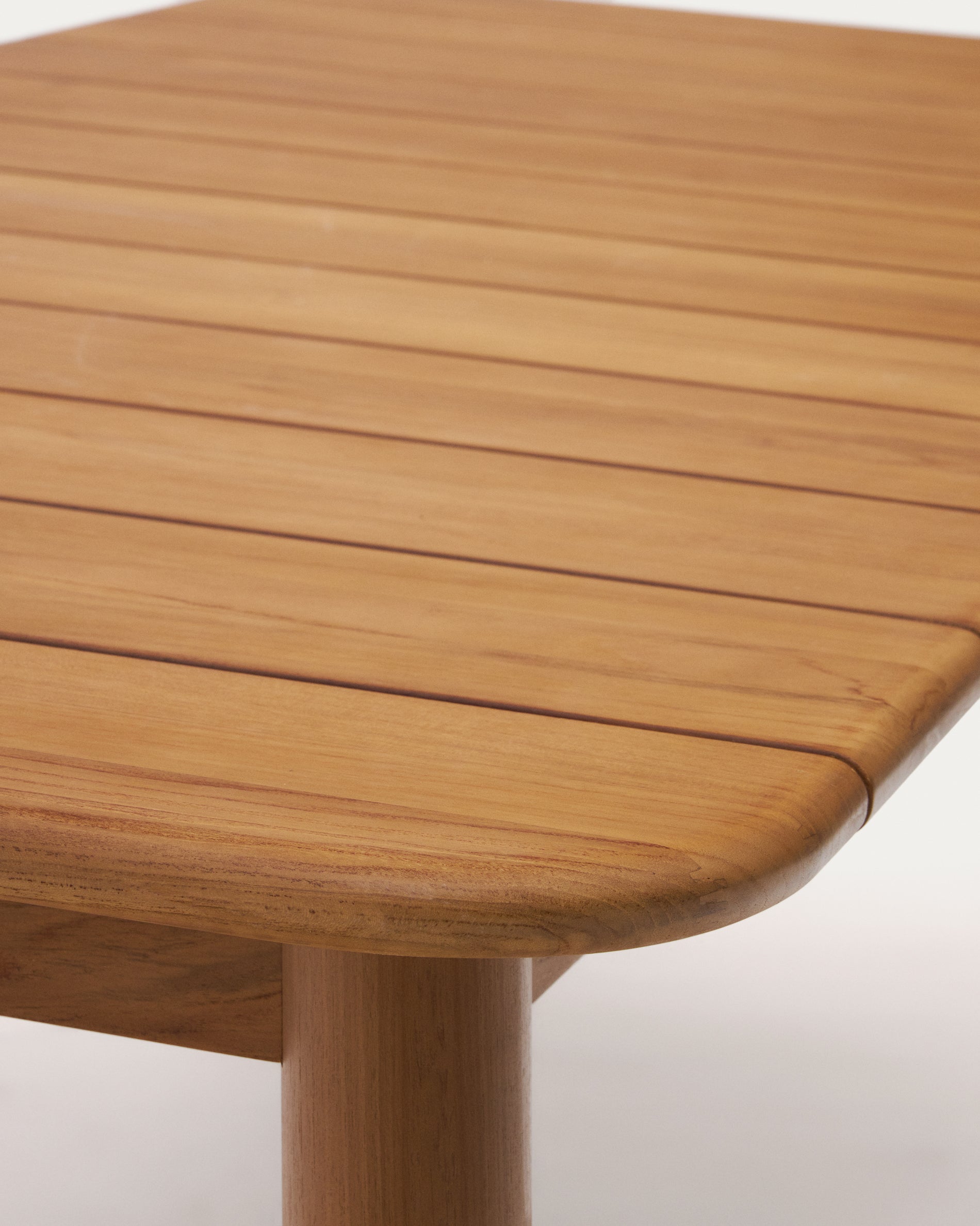 Turqueta extendable table made from solid teak wood, 220 (294) x 100 cm, FSC 100% - Detail