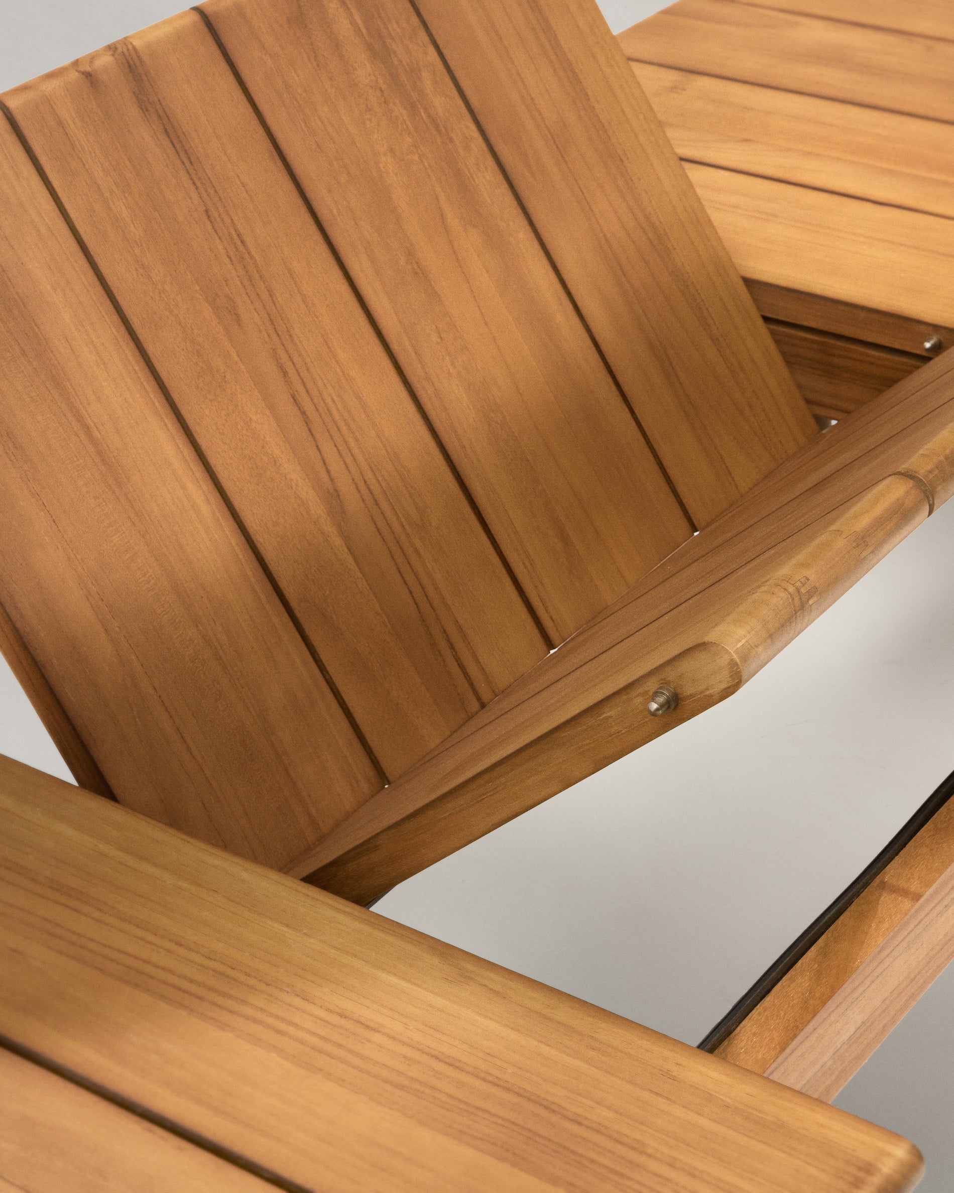 Turqueta extendable table made from solid teak wood, 220 (294) x 100 cm, FSC 100% - Detail