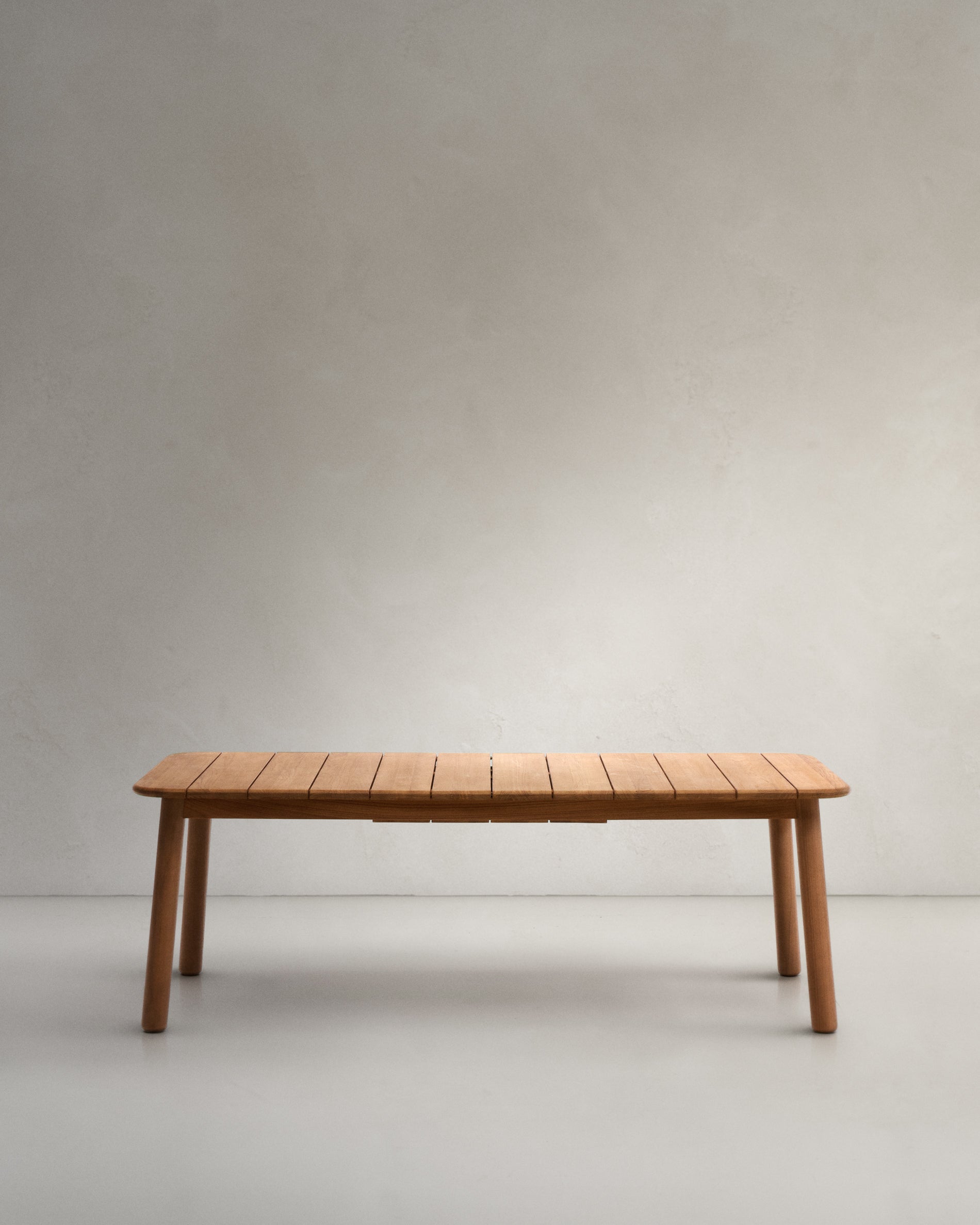 Turqueta extendable table made from solid teak wood, 220 (294) x 100 cm, FSC 100% - Product View