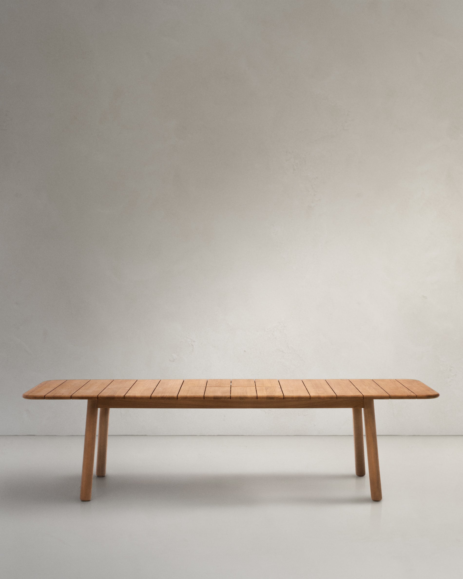 Turqueta extendable table made from solid teak wood, 220 (294) x 100 cm, FSC 100% - Product View