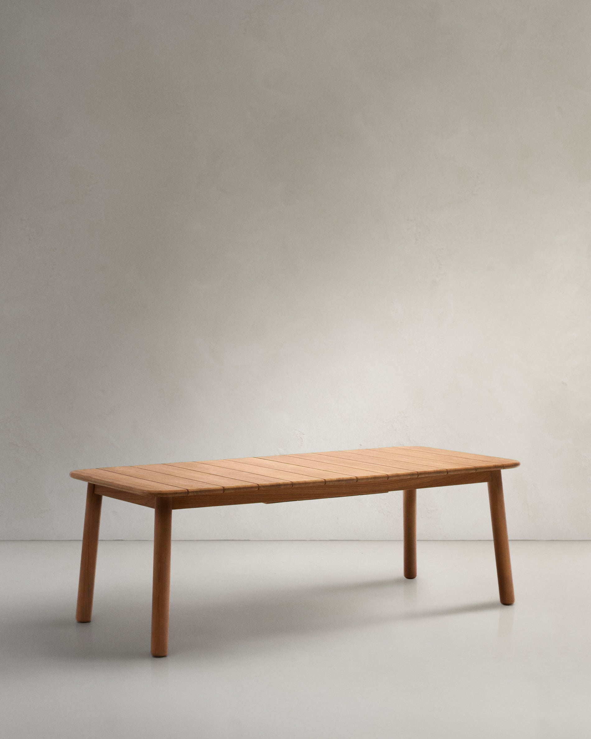 Turqueta extendable table made from solid teak wood, 220 (294) x 100 cm, FSC 100% - Product View
