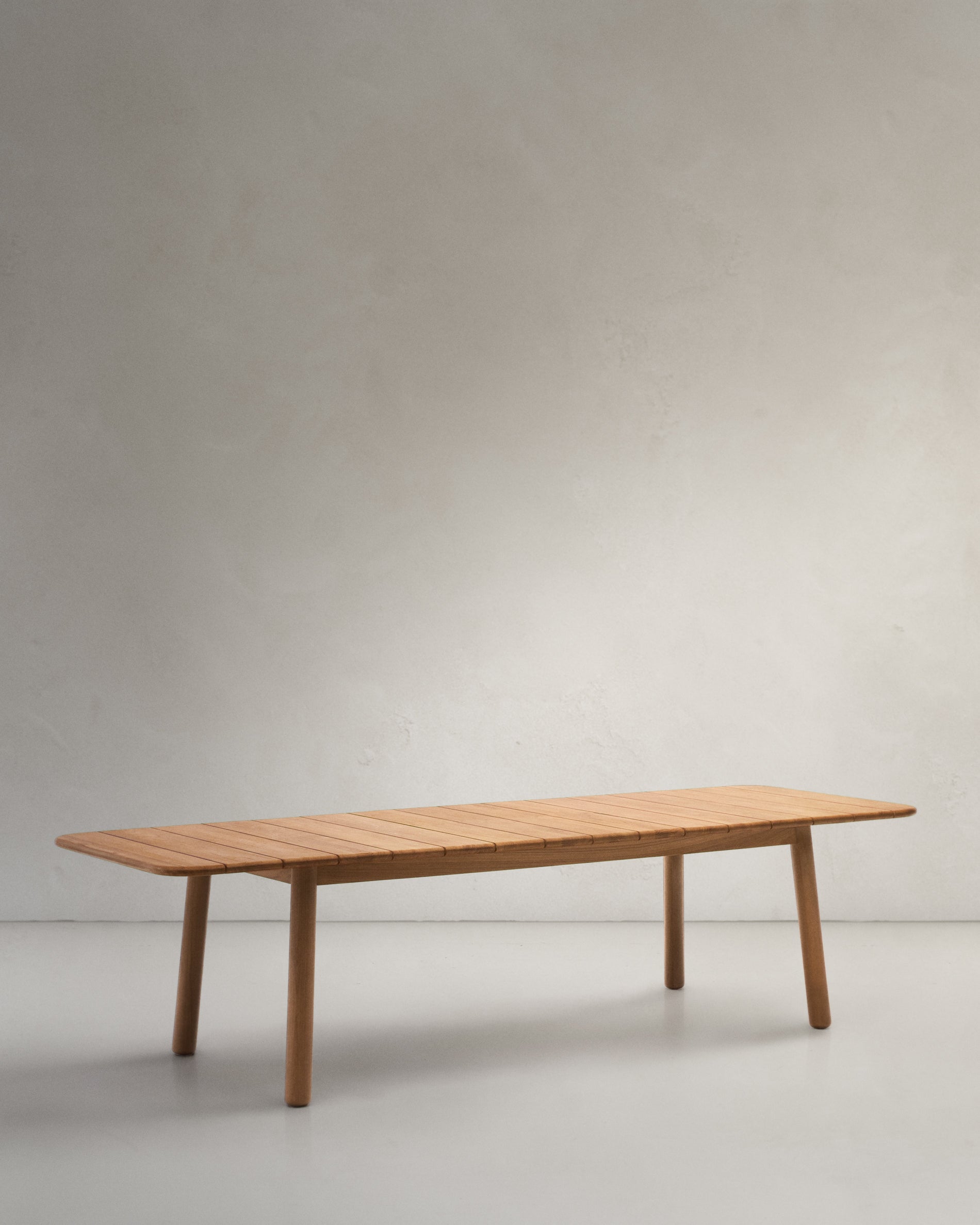 Turqueta extendable table made from solid teak wood, 220 (294) x 100 cm, FSC 100% - Product View