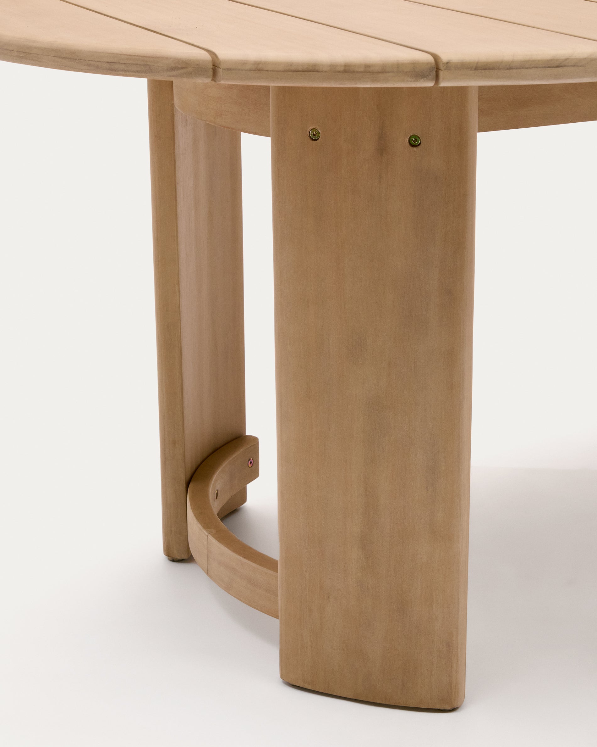 Xoriguer table made of solid eucalyptus wood, 280 x 110 cm, FSC 100% - Detail