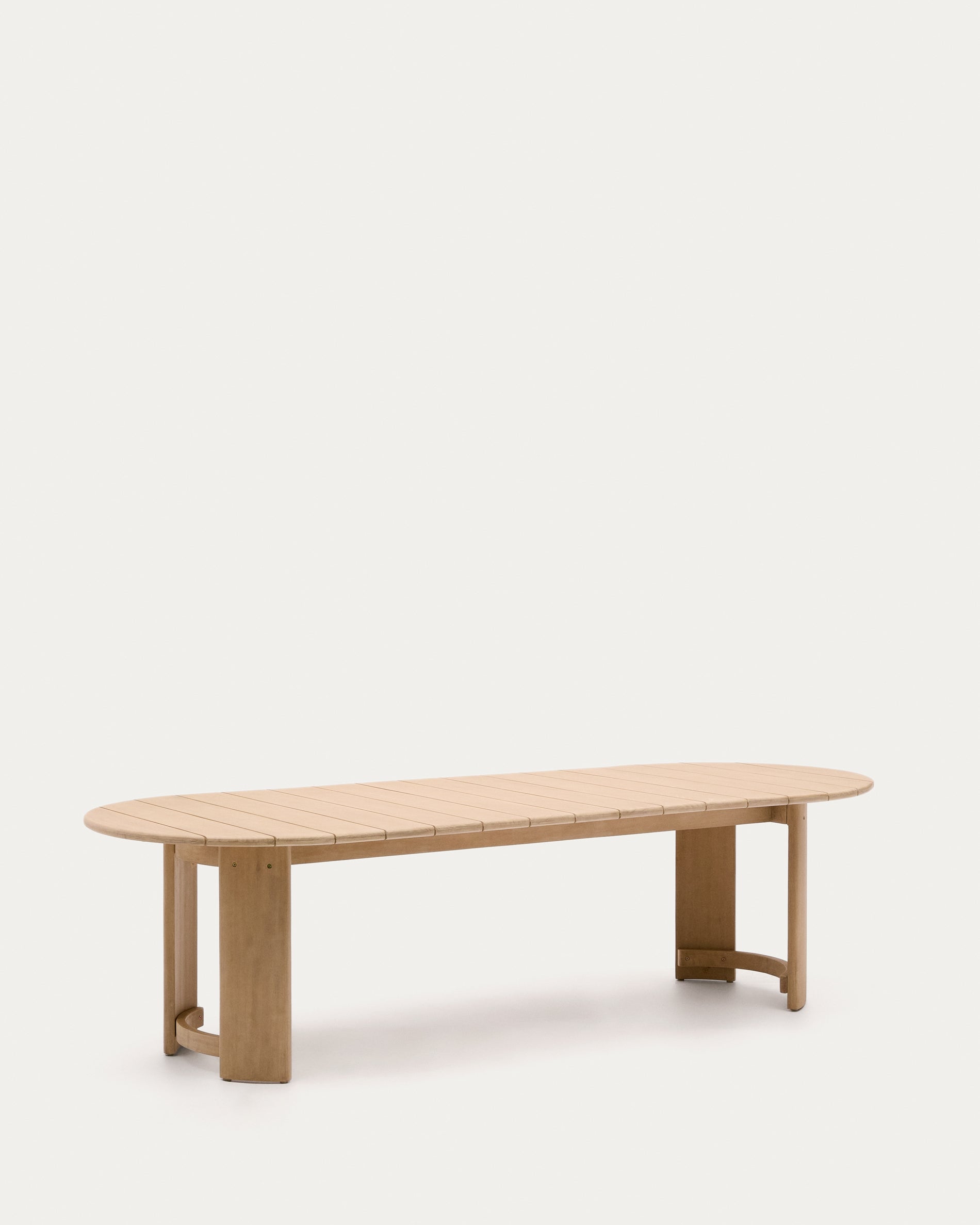 Xoriguer table made of solid eucalyptus wood, 280 x 110 cm, FSC 100% - Product View