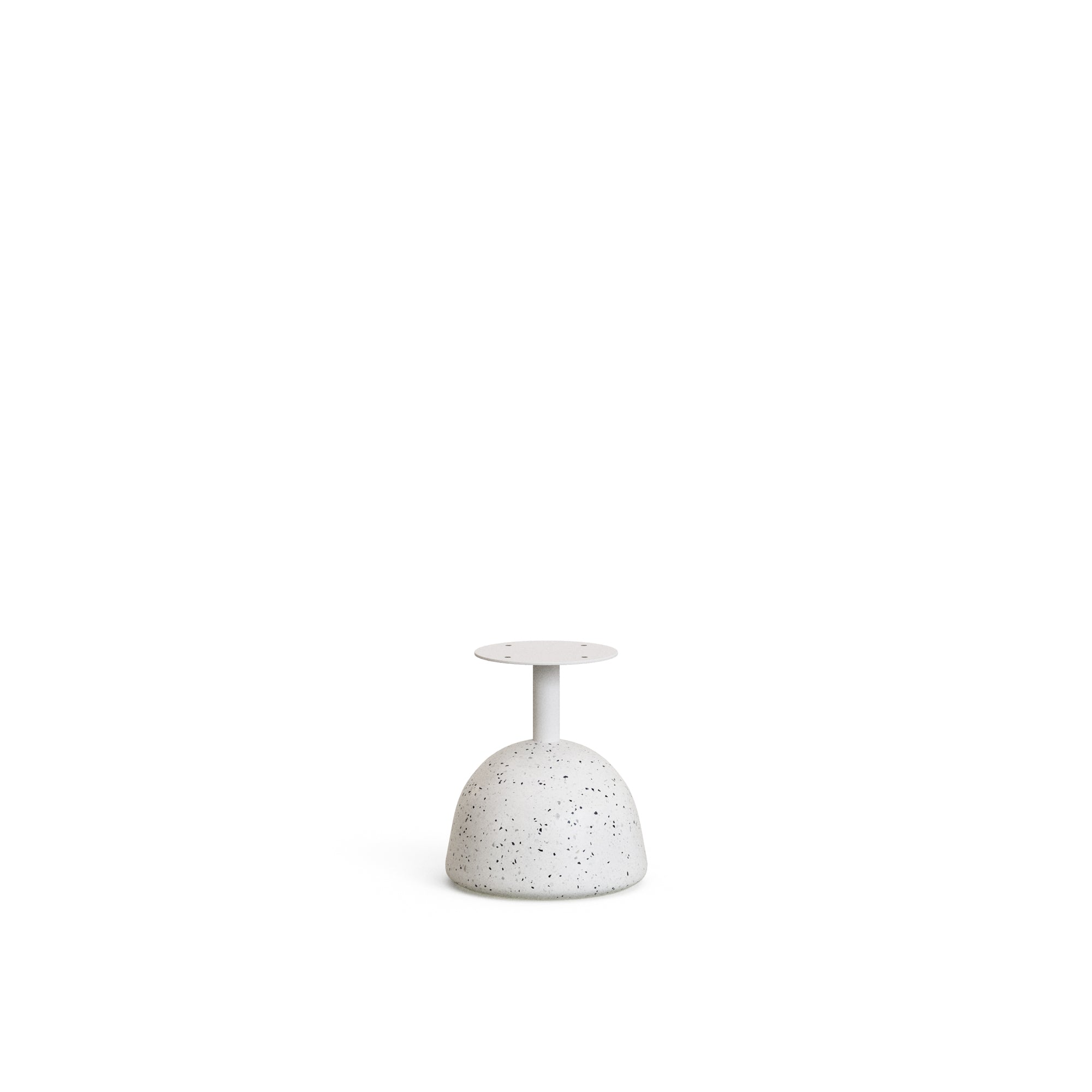 Saura coffee table with white terrazzo and natural acacia top, 32 x Ø55 cm FSC 100% - Product Image