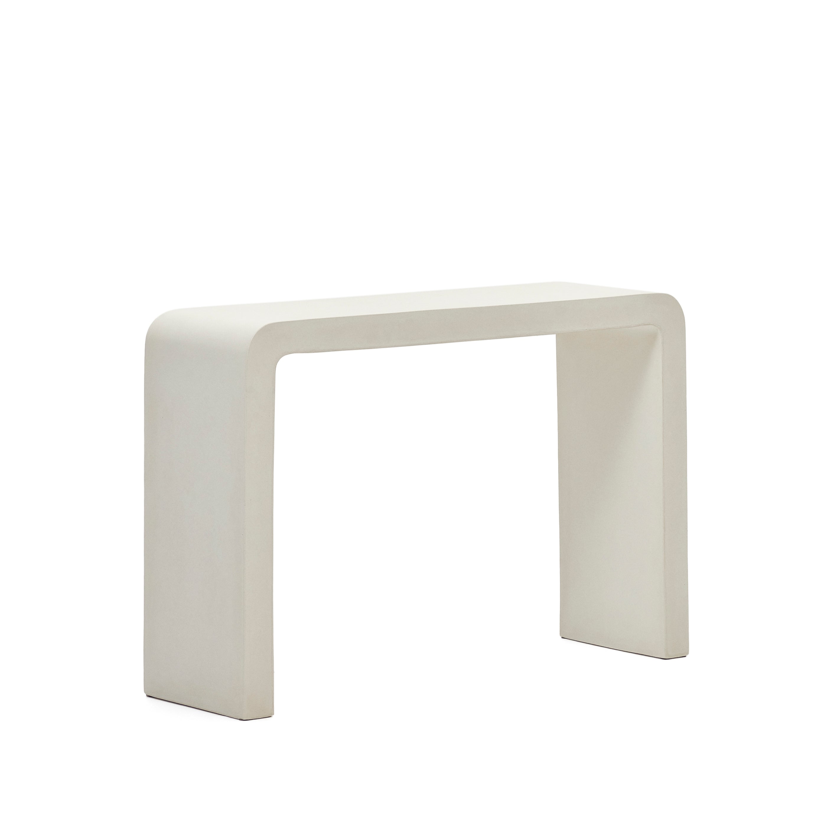 Aiguablava console in white cement, 120 x 80 cm - Product Image