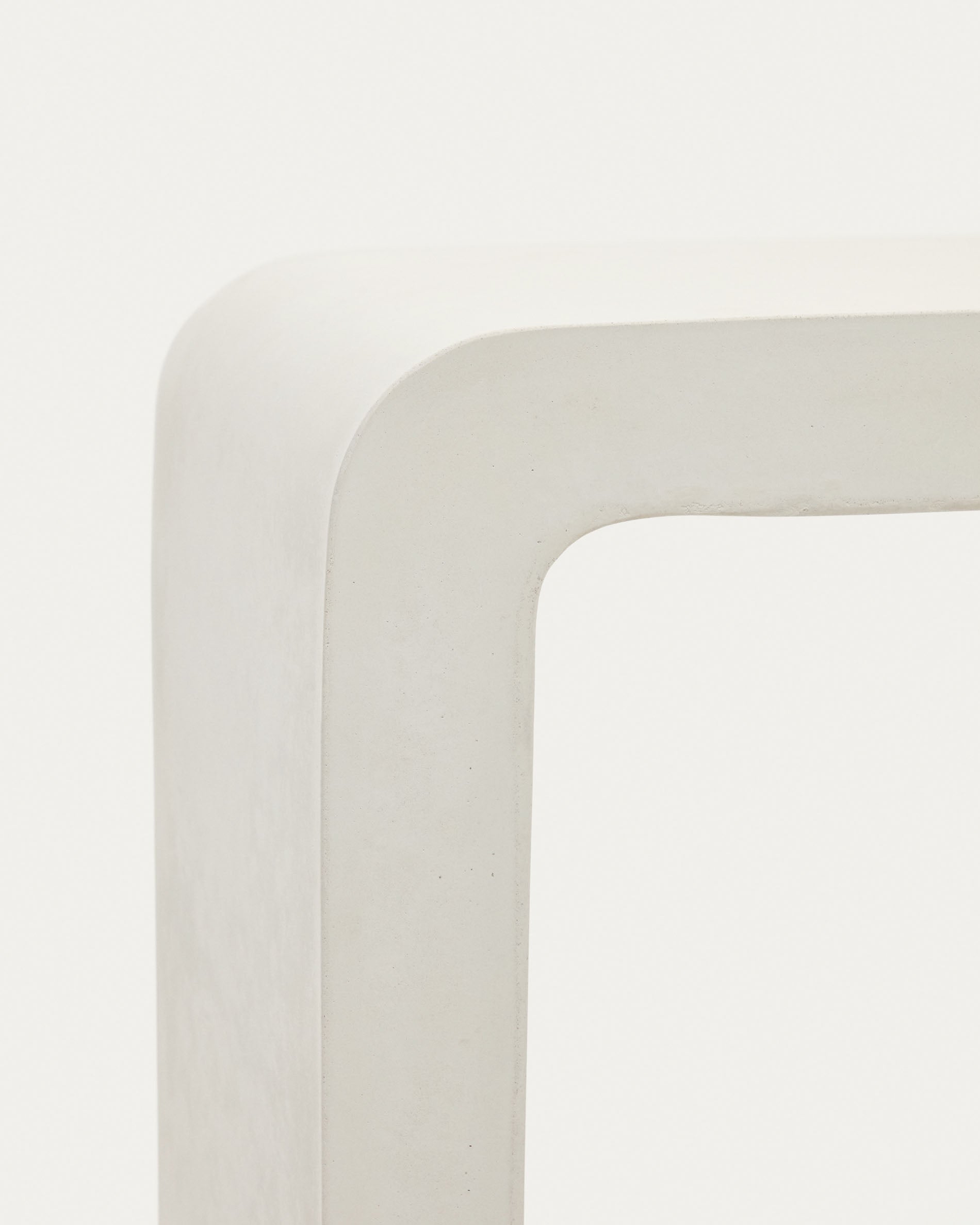 Aiguablava console in white cement, 120 x 80 cm - Detail