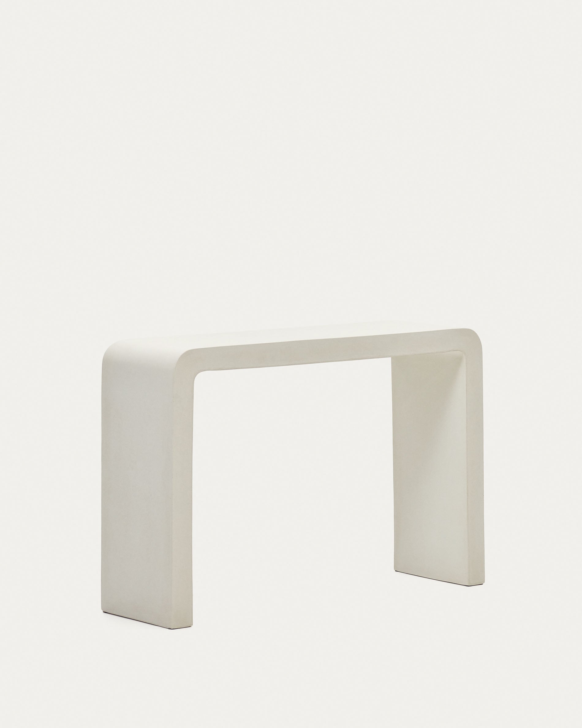 Aiguablava console in white cement, 120 x 80 cm - Product View