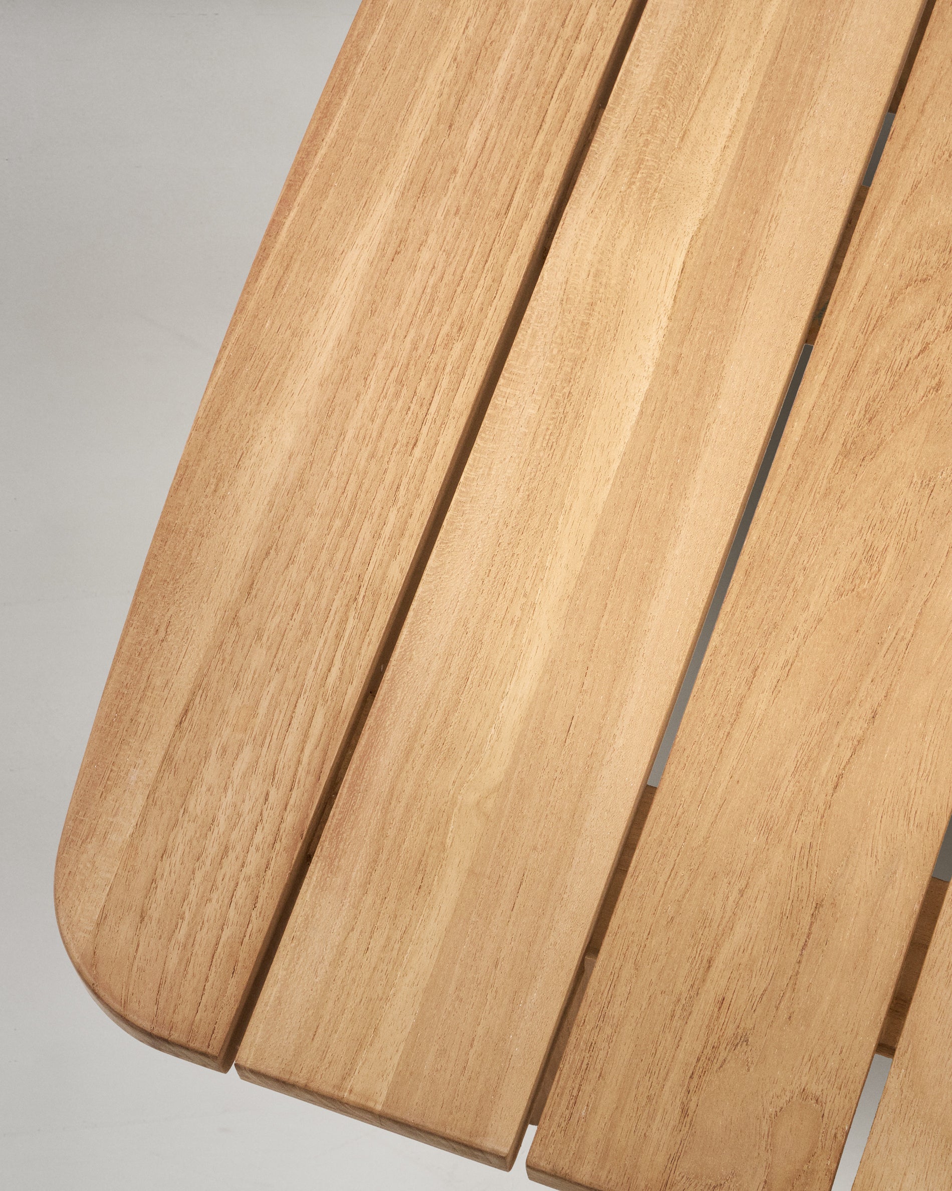 Tirant side table made from solid teak wood 70 x 70 cm FSC 100% - Detail