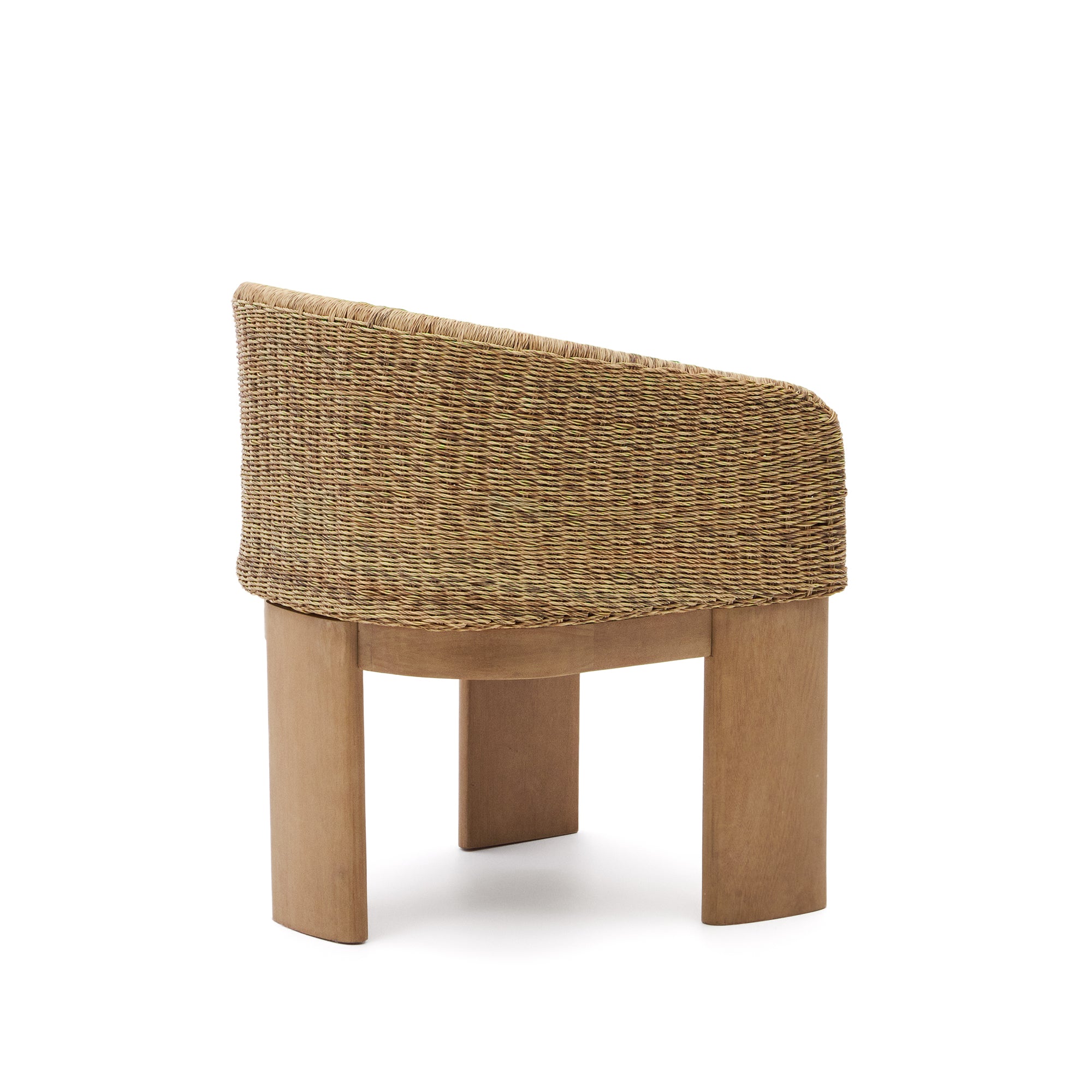 Xoriguer chair in synthetic rattan and solid eucalyptus wood FSC 100% - Product Image