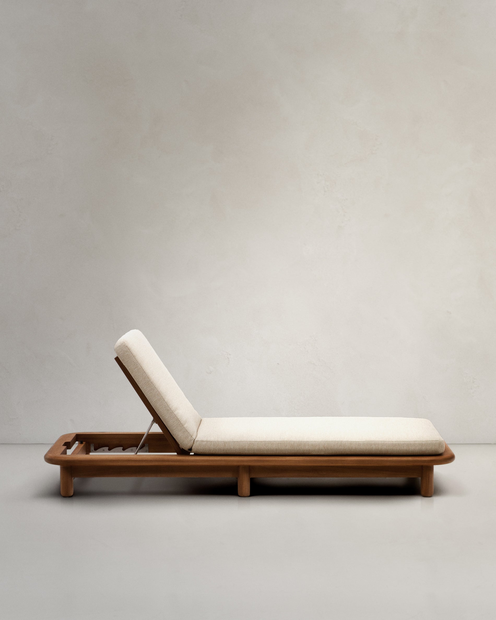 Turqueta sun lounger made from solid teak wood FSC 100% - Product Image
