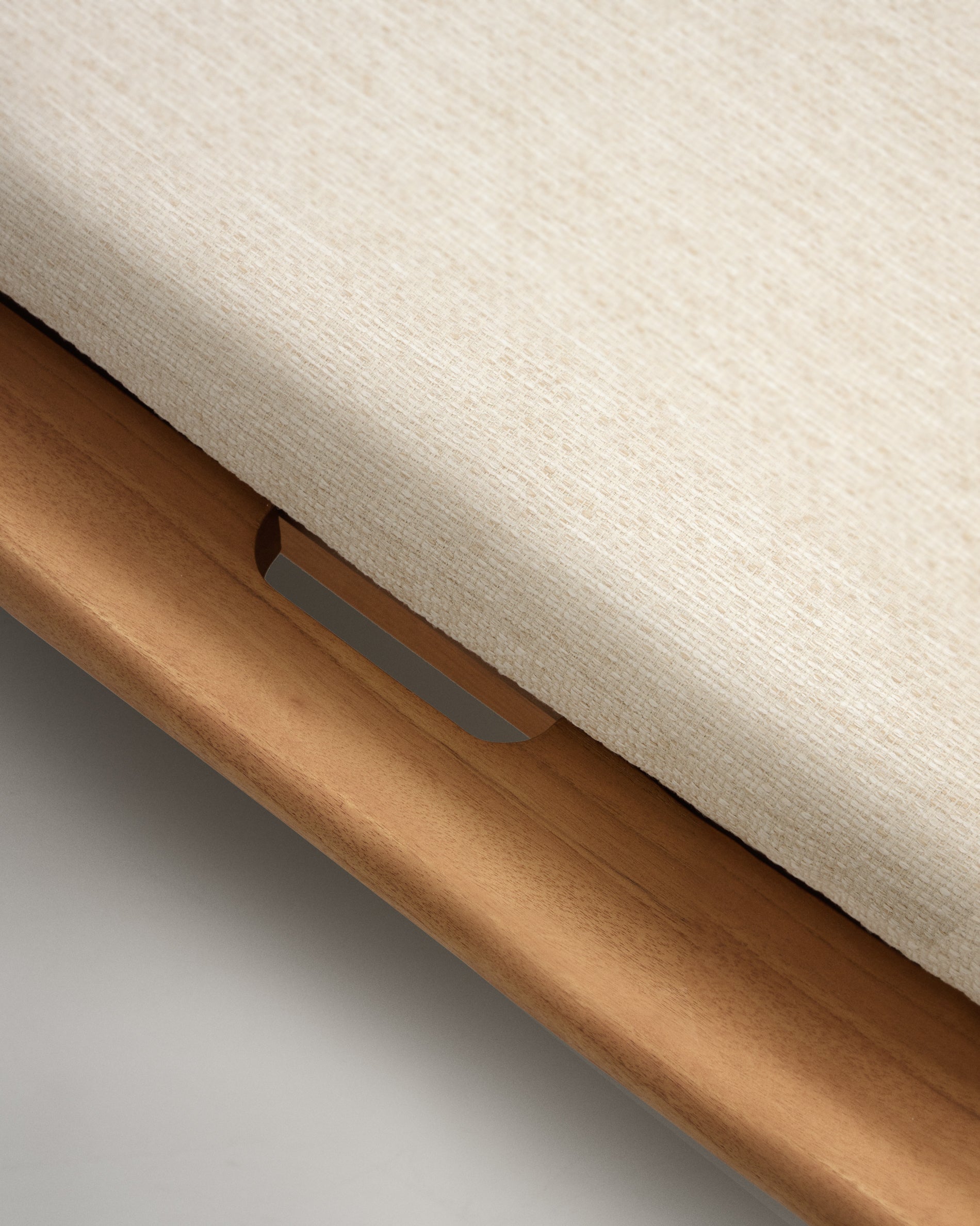 Turqueta sun lounger made from solid teak wood FSC 100% - Detail