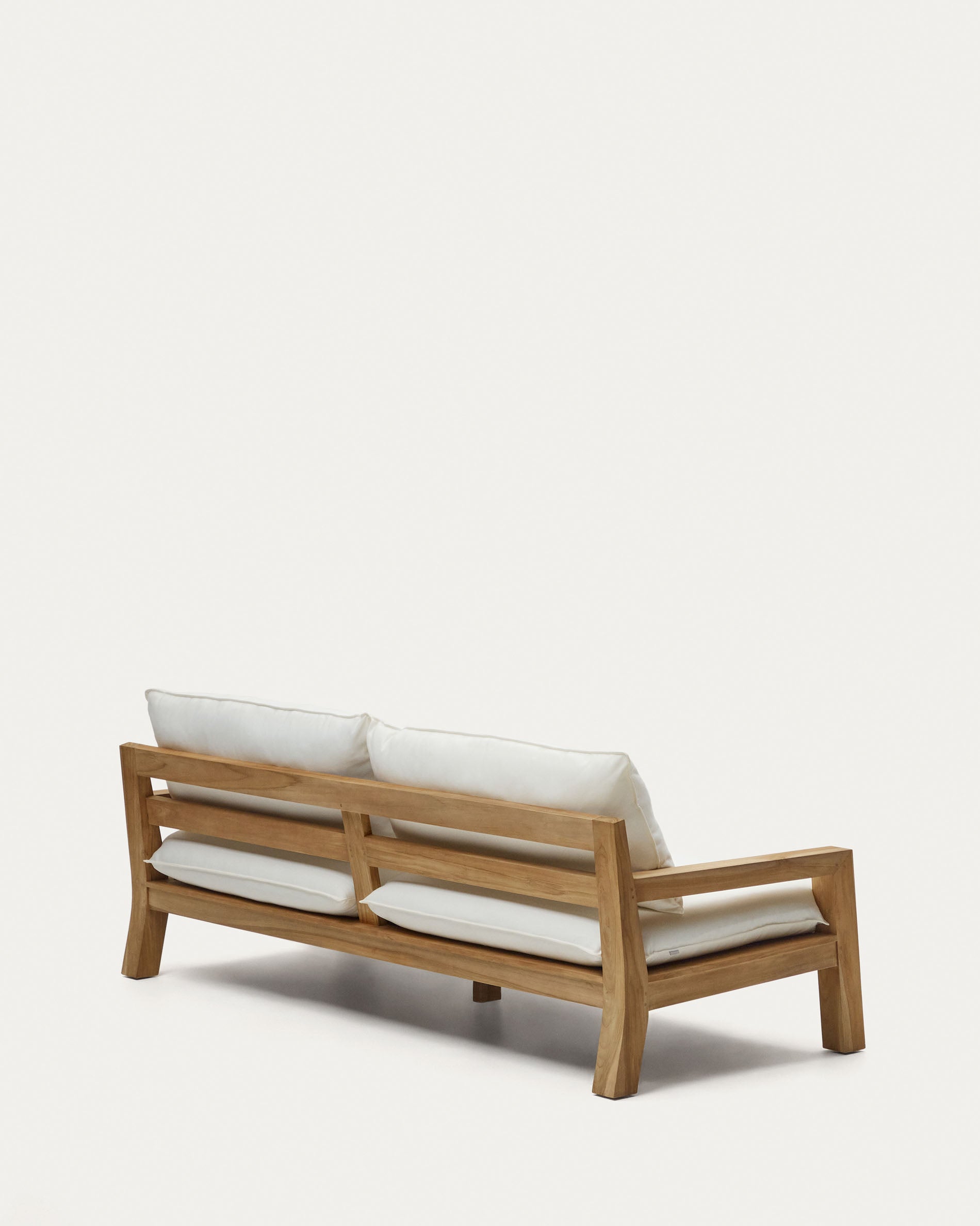 Forcanera 3 seater solid teak sofa, 211 cm - Product View
