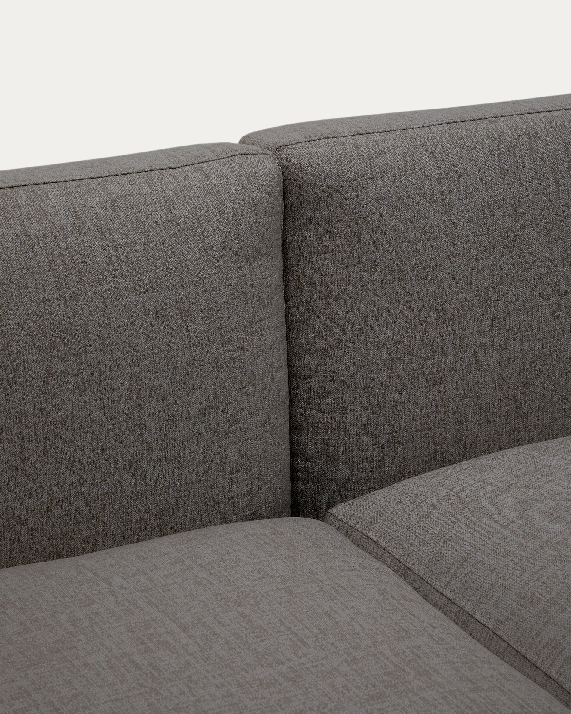 Sorells modular 2-seater outdoor sofa in aluminium with grey finish 201 cm - Detail