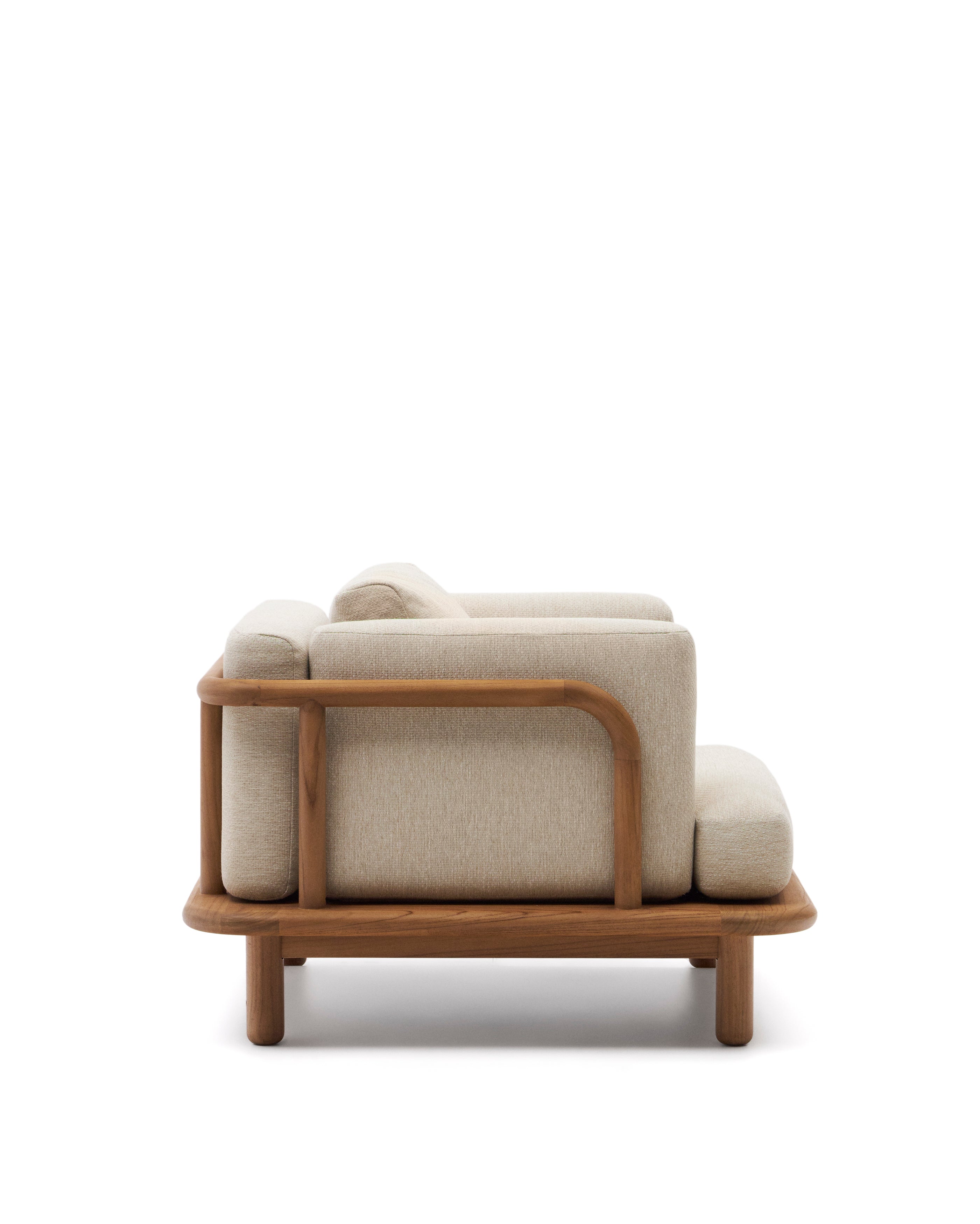 Turqueta armchair made from solid teak wood FSC 100% - Product Image