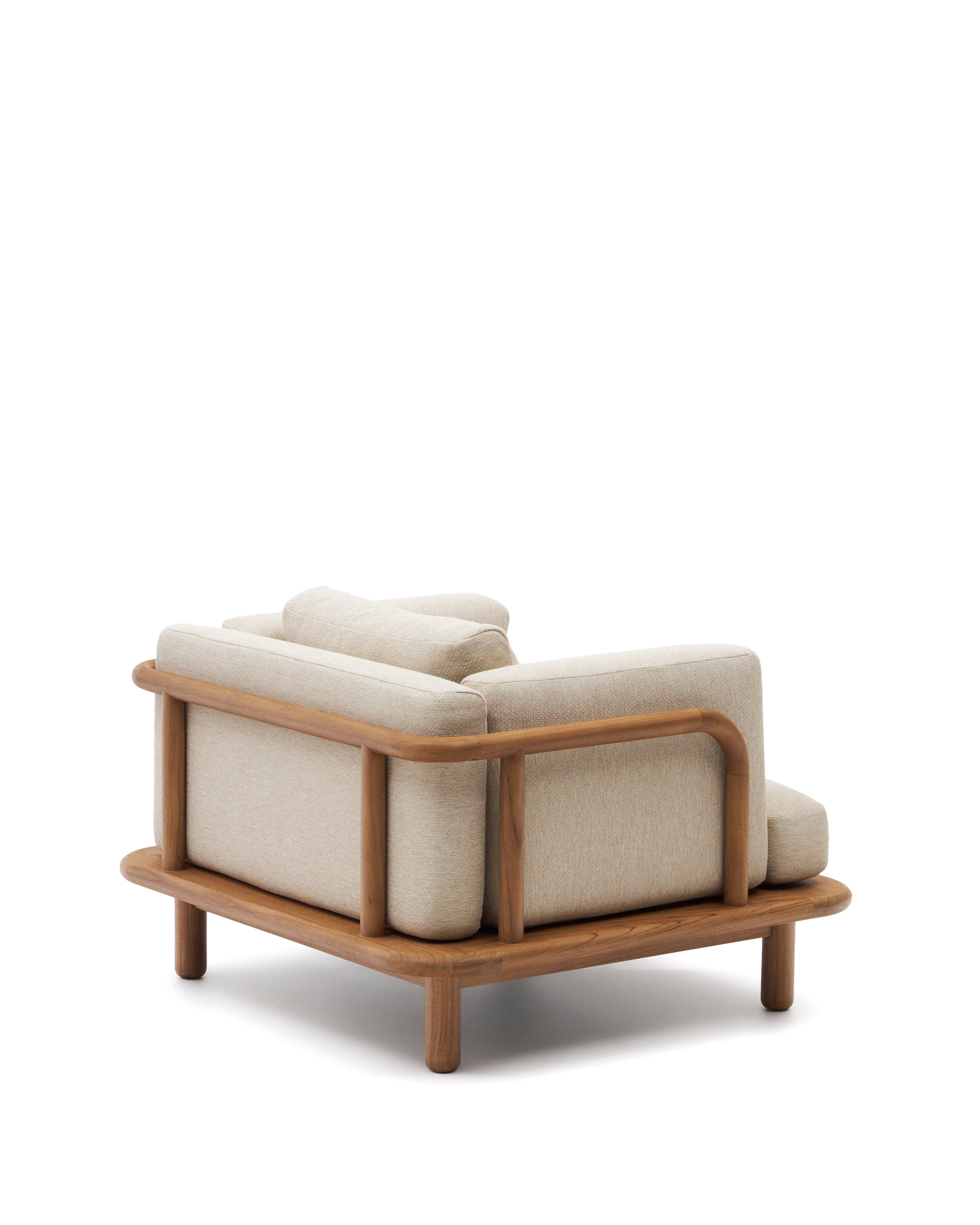 Turqueta armchair made from solid teak wood FSC 100% - Product Image