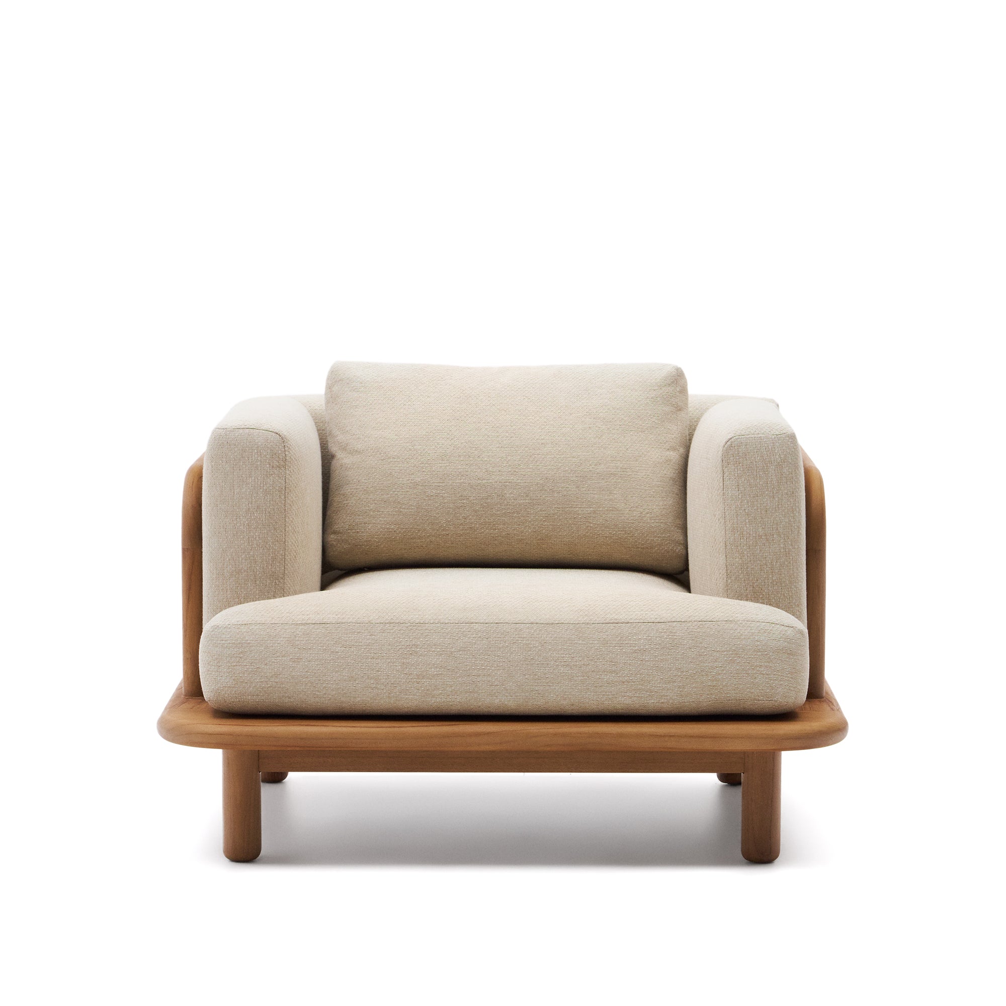Turqueta armchair made from solid teak wood FSC 100% - Product Image