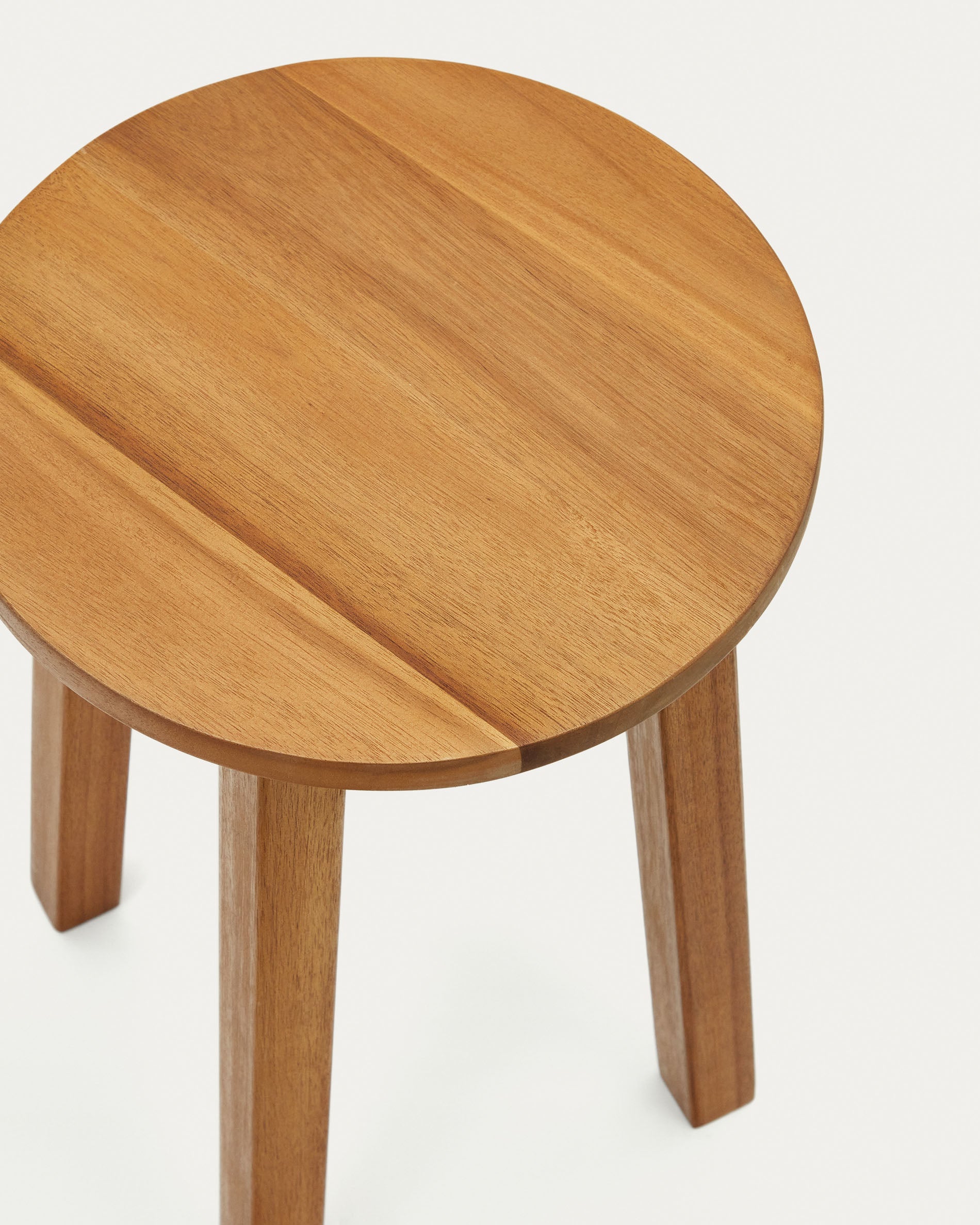 Amel outdoor footrest made from solid acacia wood FSC 100% - Detail