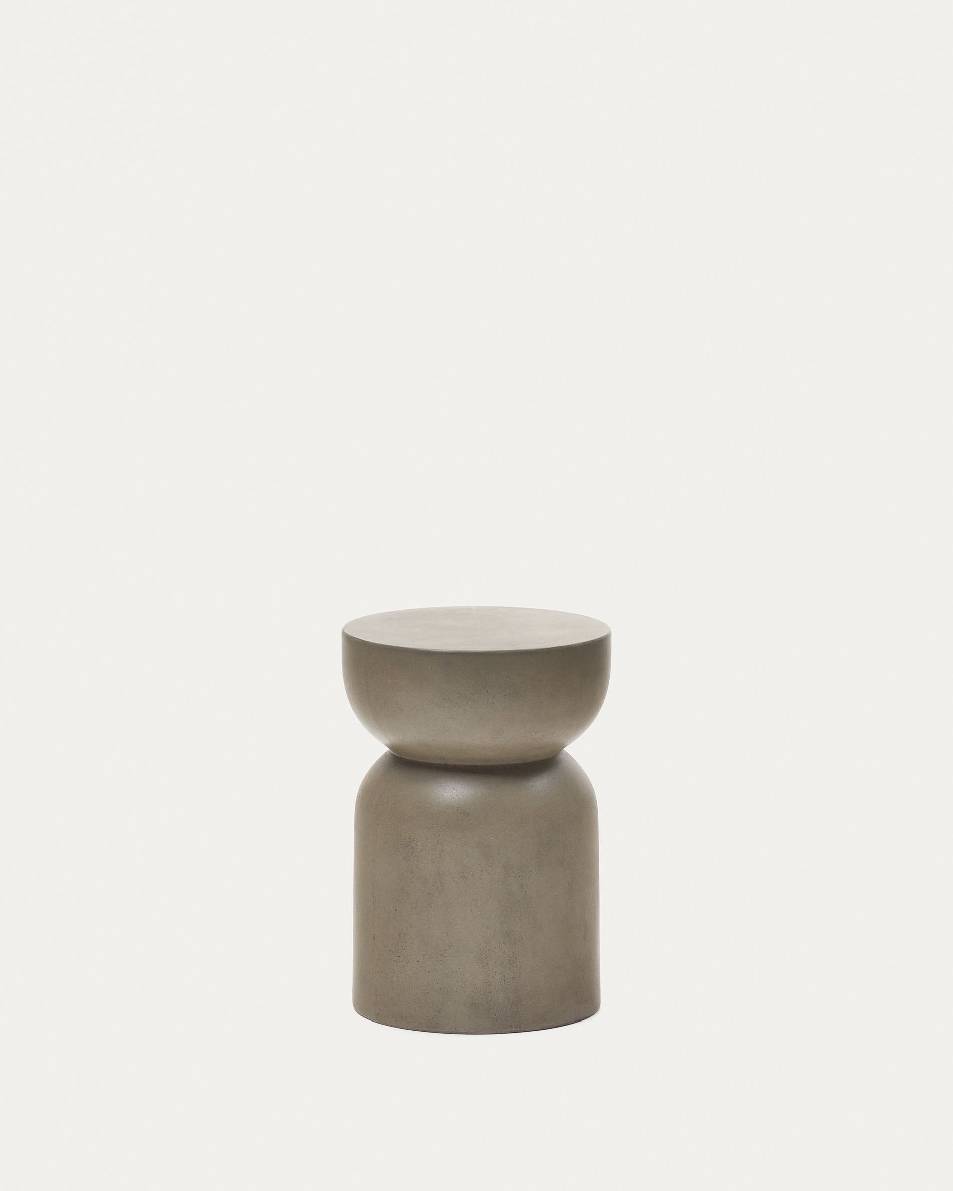 Garbet round cement side table, Ø 32 cm - Product View