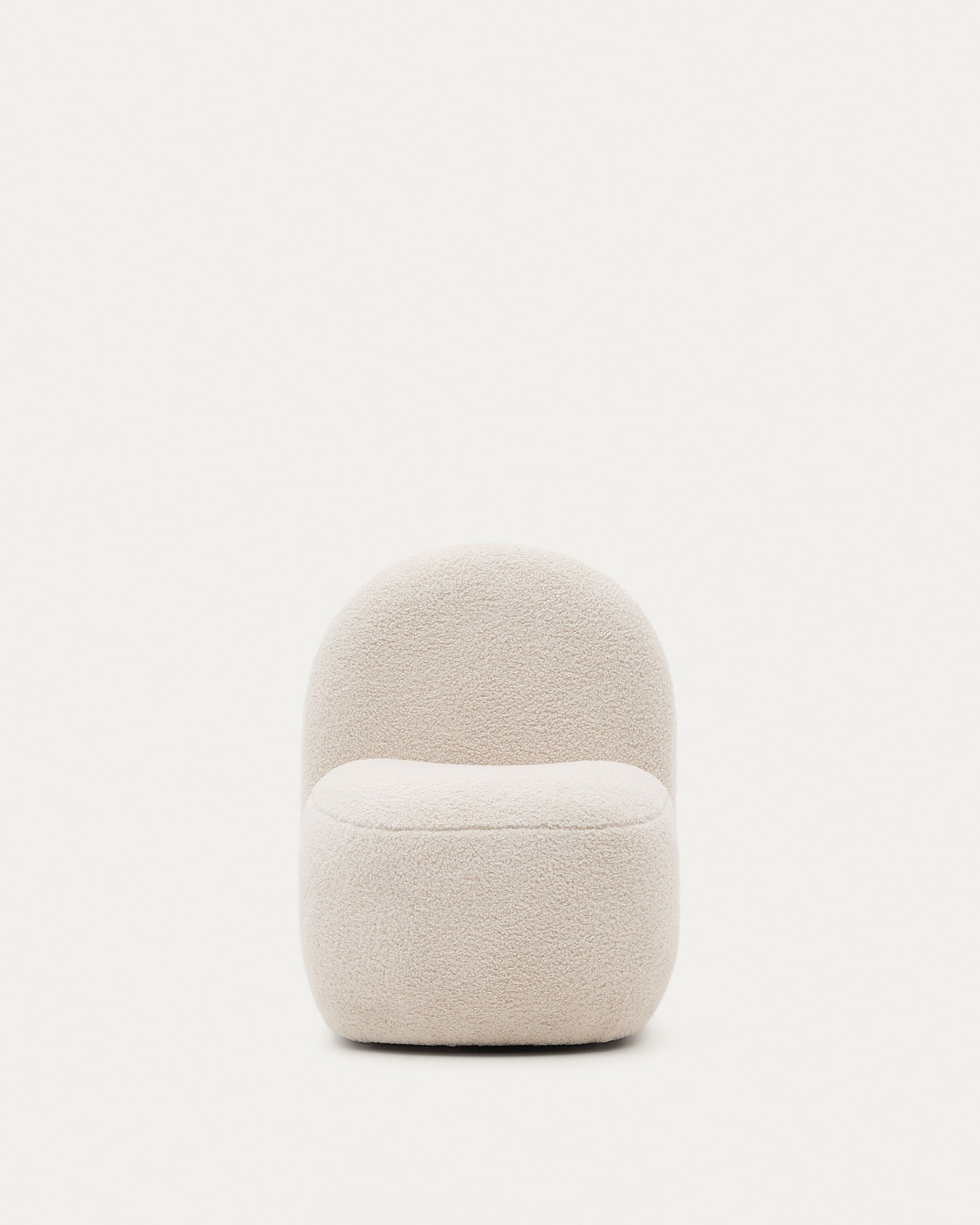 Bucky gyermekfotel fehér bouclé FSC 100%