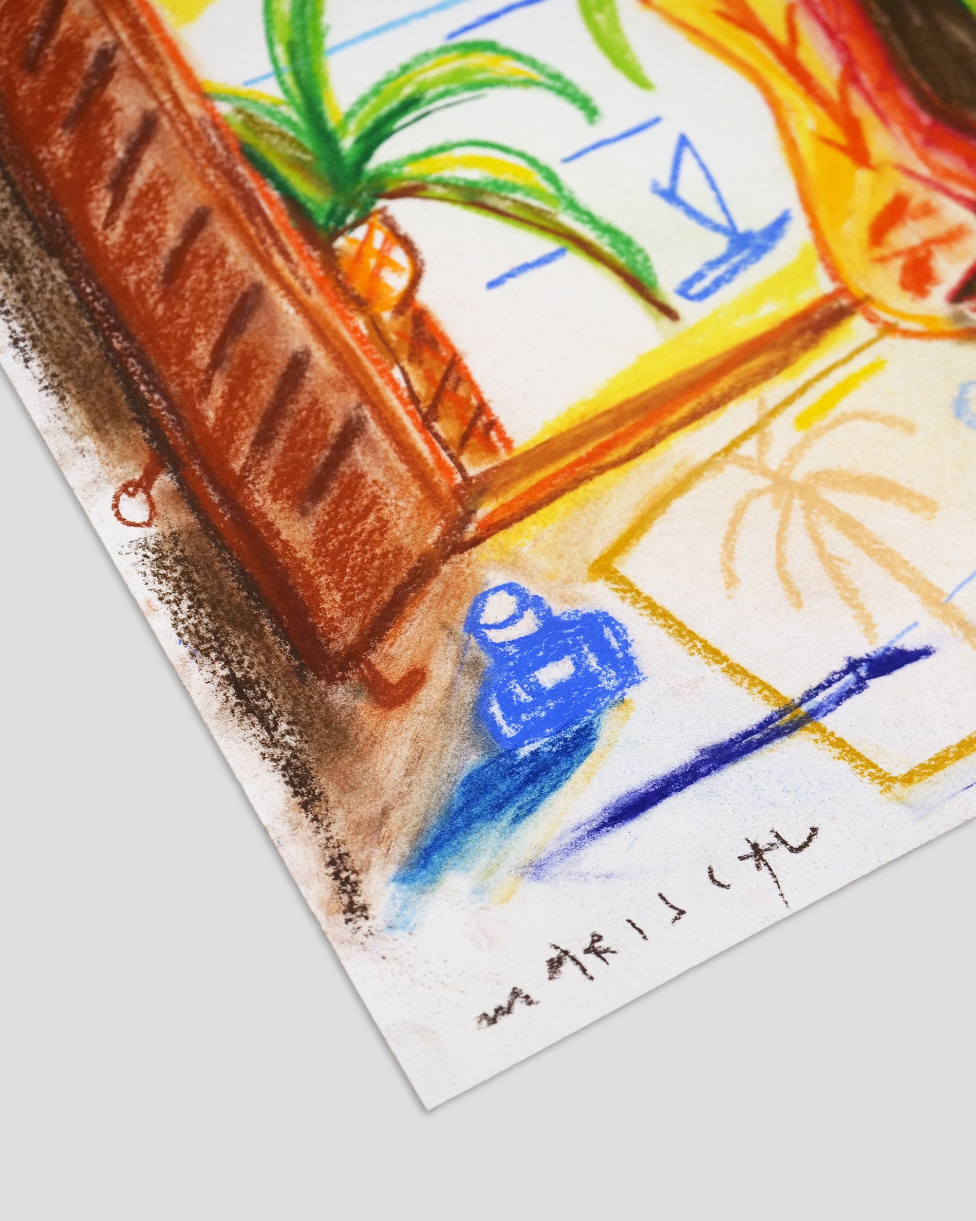 El jarrón de la ventana de la playa - Detail