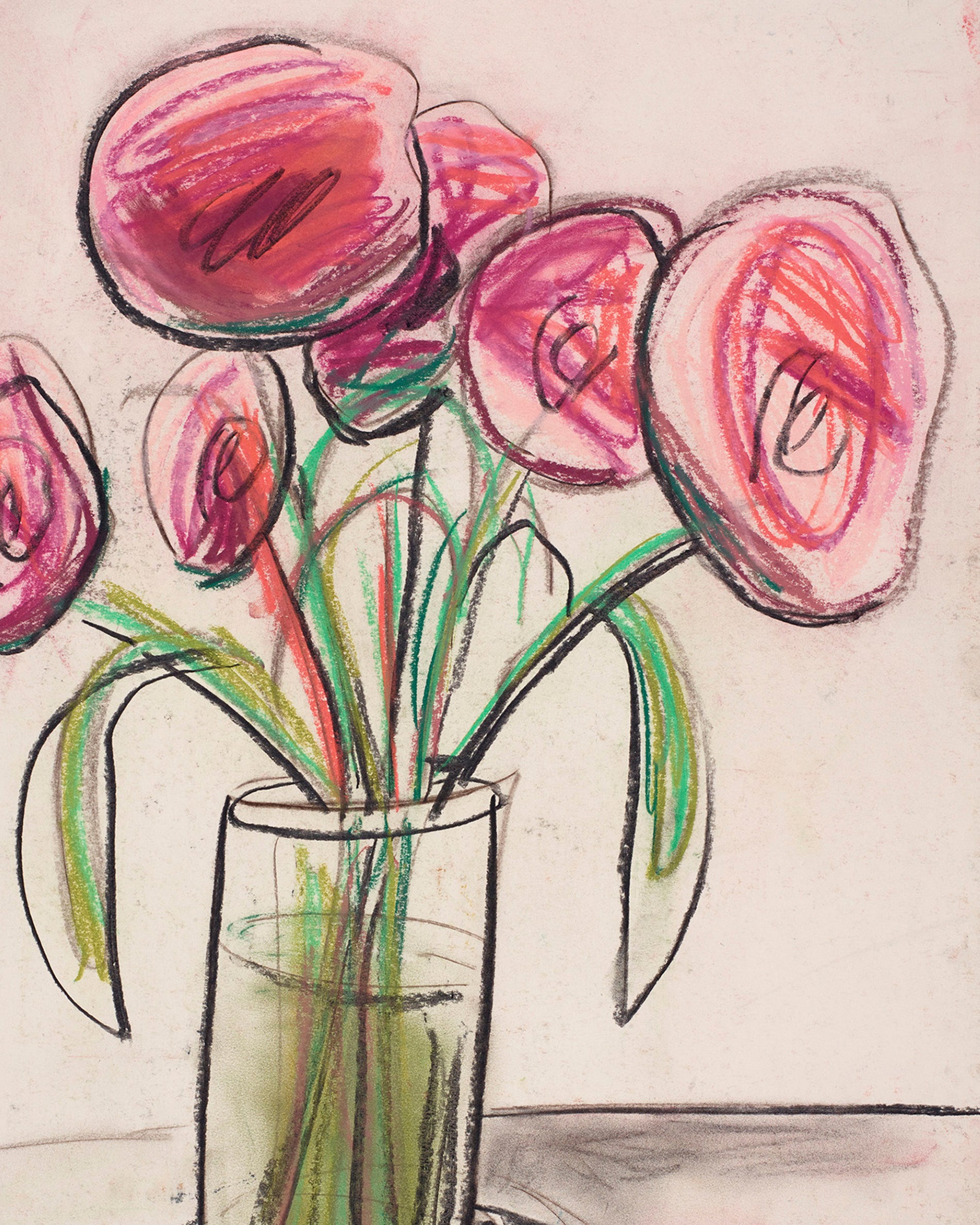 Jarrón con flores - Detail