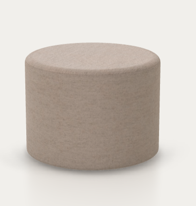 Rotte Kft-egyedi Kaeli puff 60cm, pivani ecru szövettel