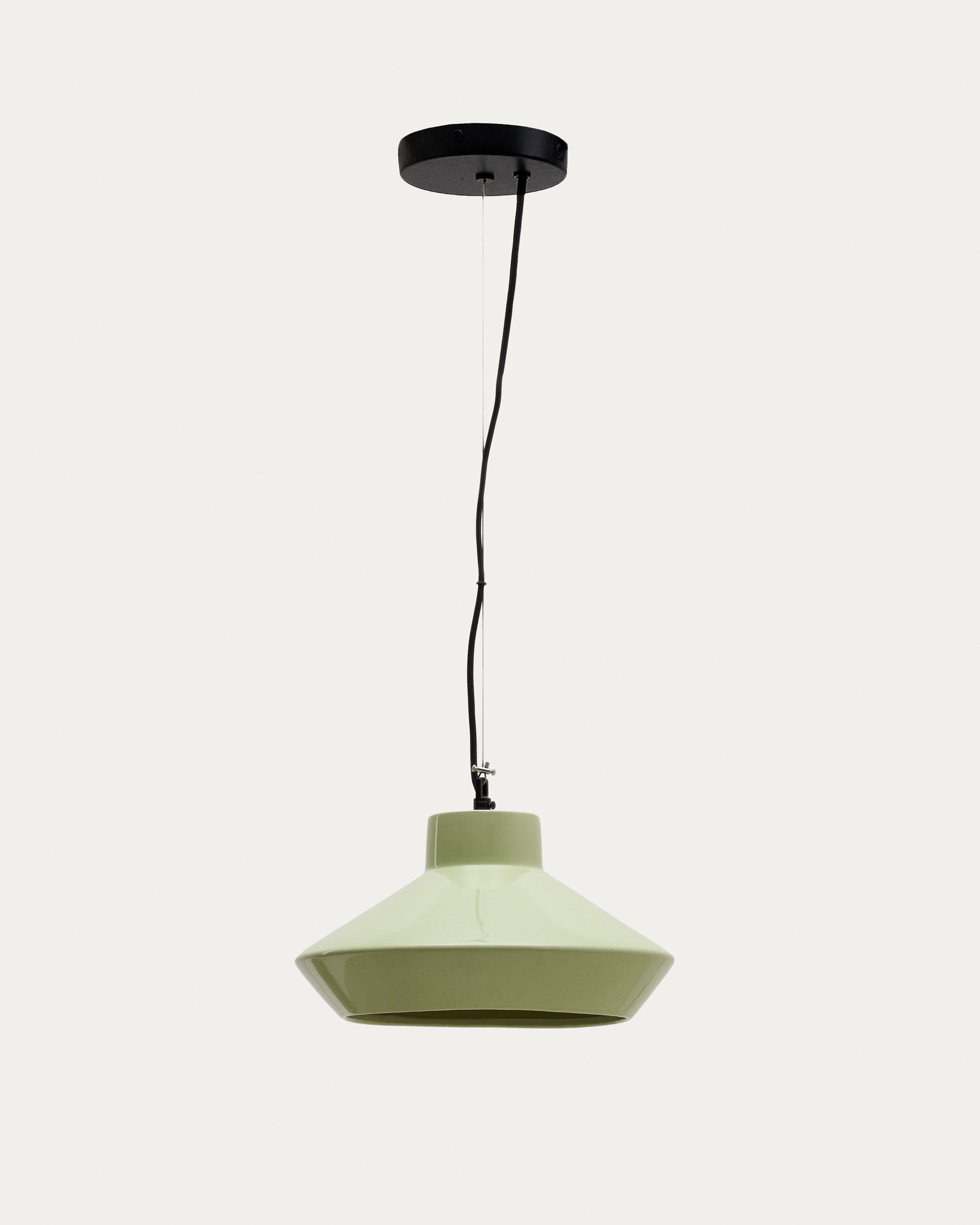 Portol green ceramic ceiling lamp - Product View