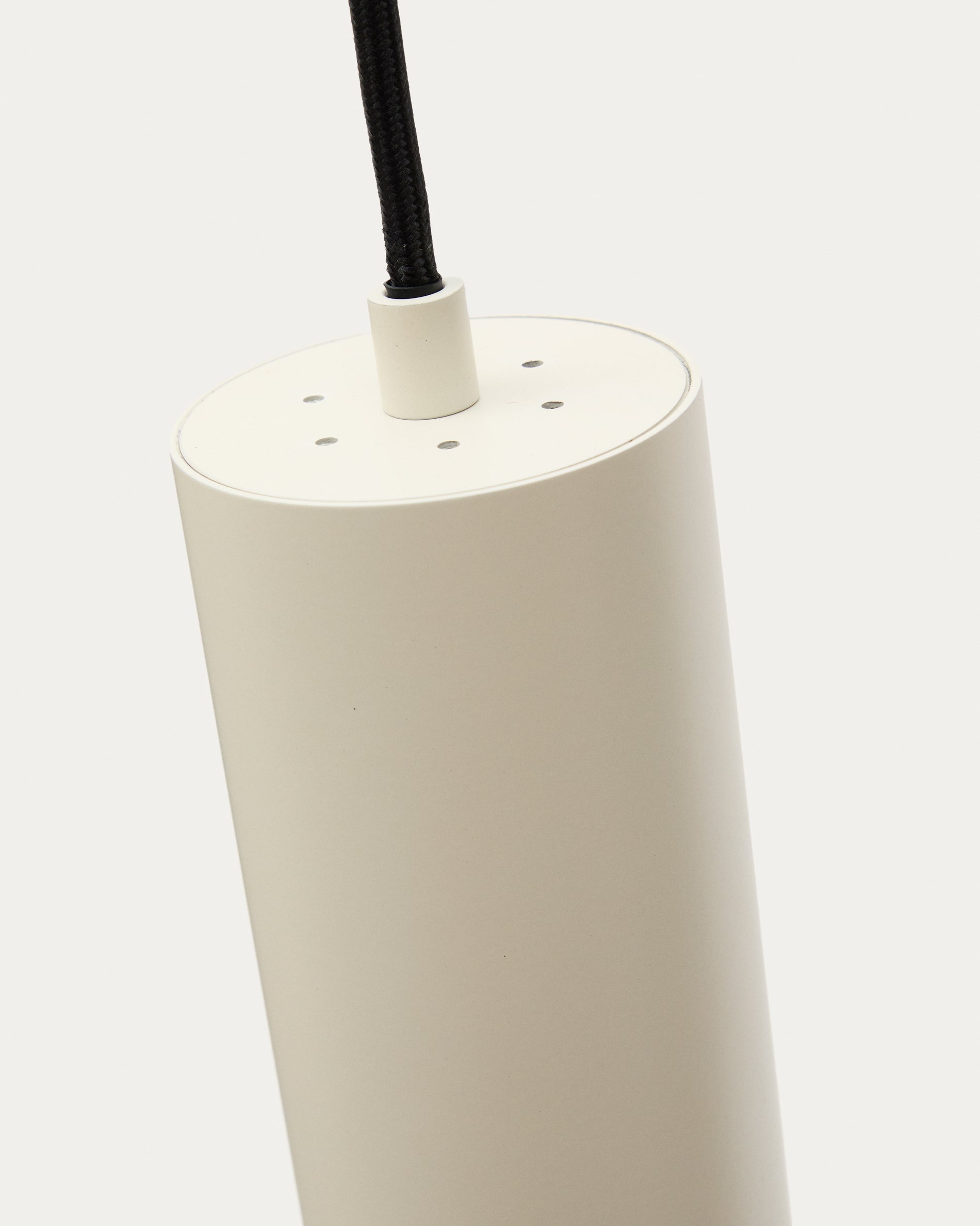 Andia aluminium ceiling lamp with beige painted finish - Detail