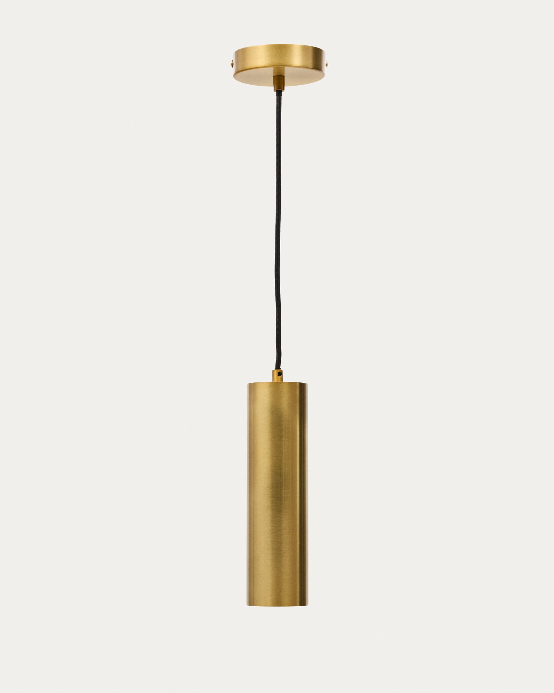 Andia aluminium ceiling lamp with gold painted finish - Product View