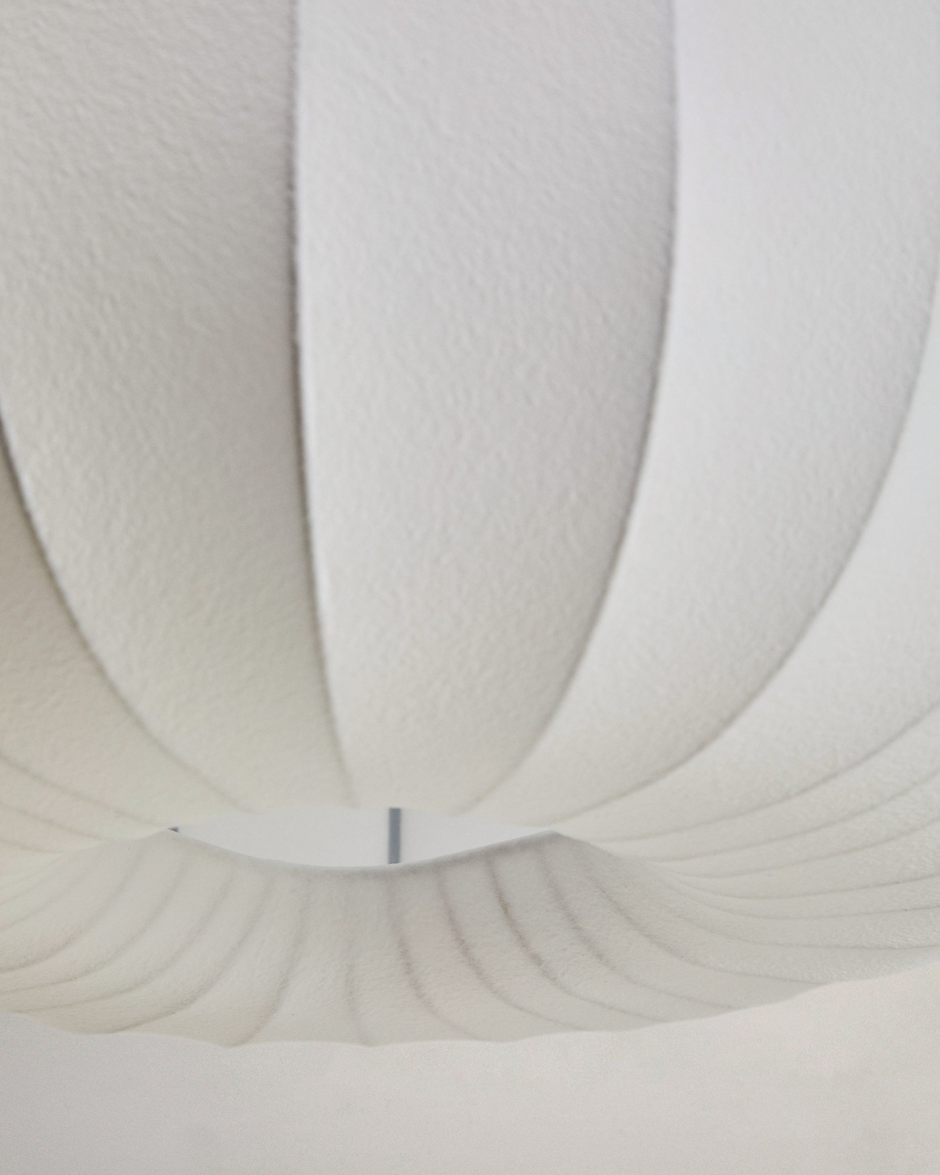 Somar ceiling lamp made with synthetic fibres and steel rods Ø51cm - Detail