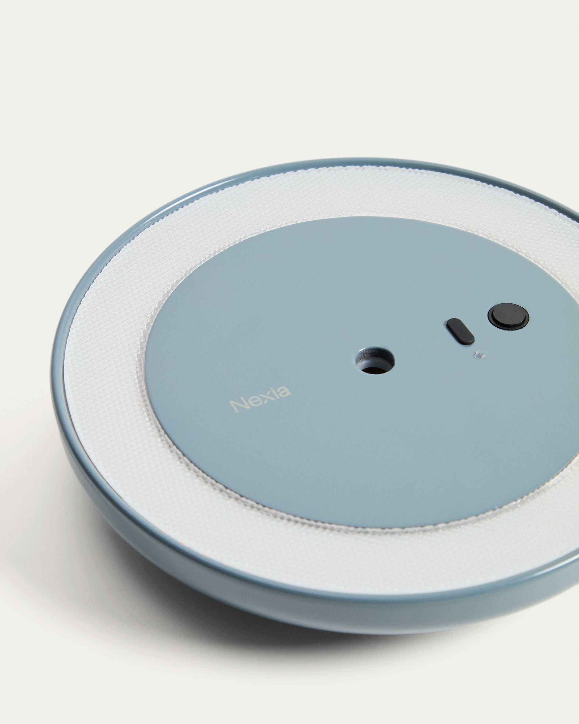 Porte blue aluminium portable table lamp - Detail