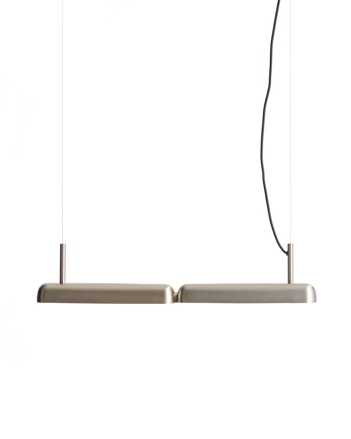 Nelaia ceiling lamp with grey finish - Product Image