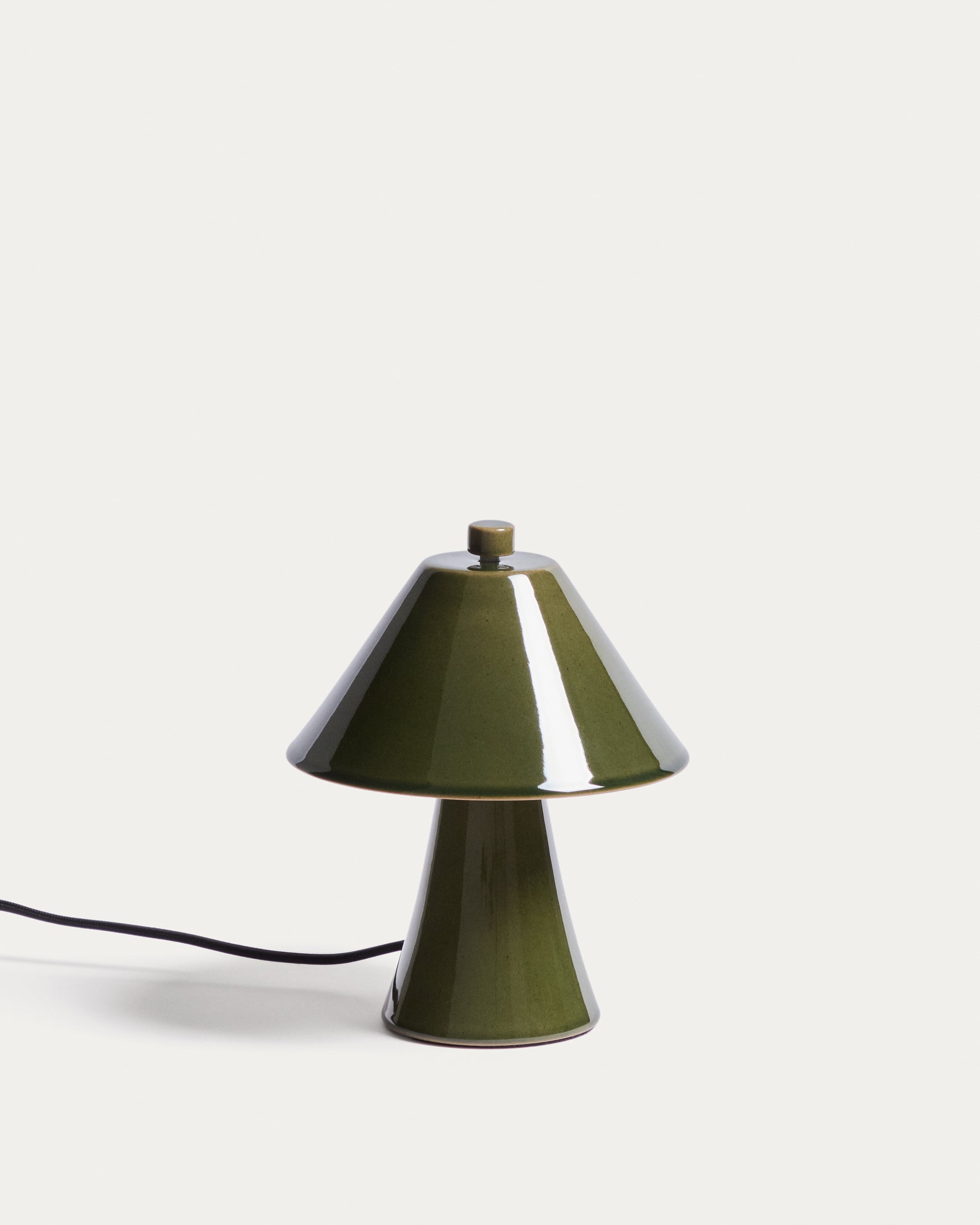 Ceren green ceramic ceiling lamp 13 cm - Product View