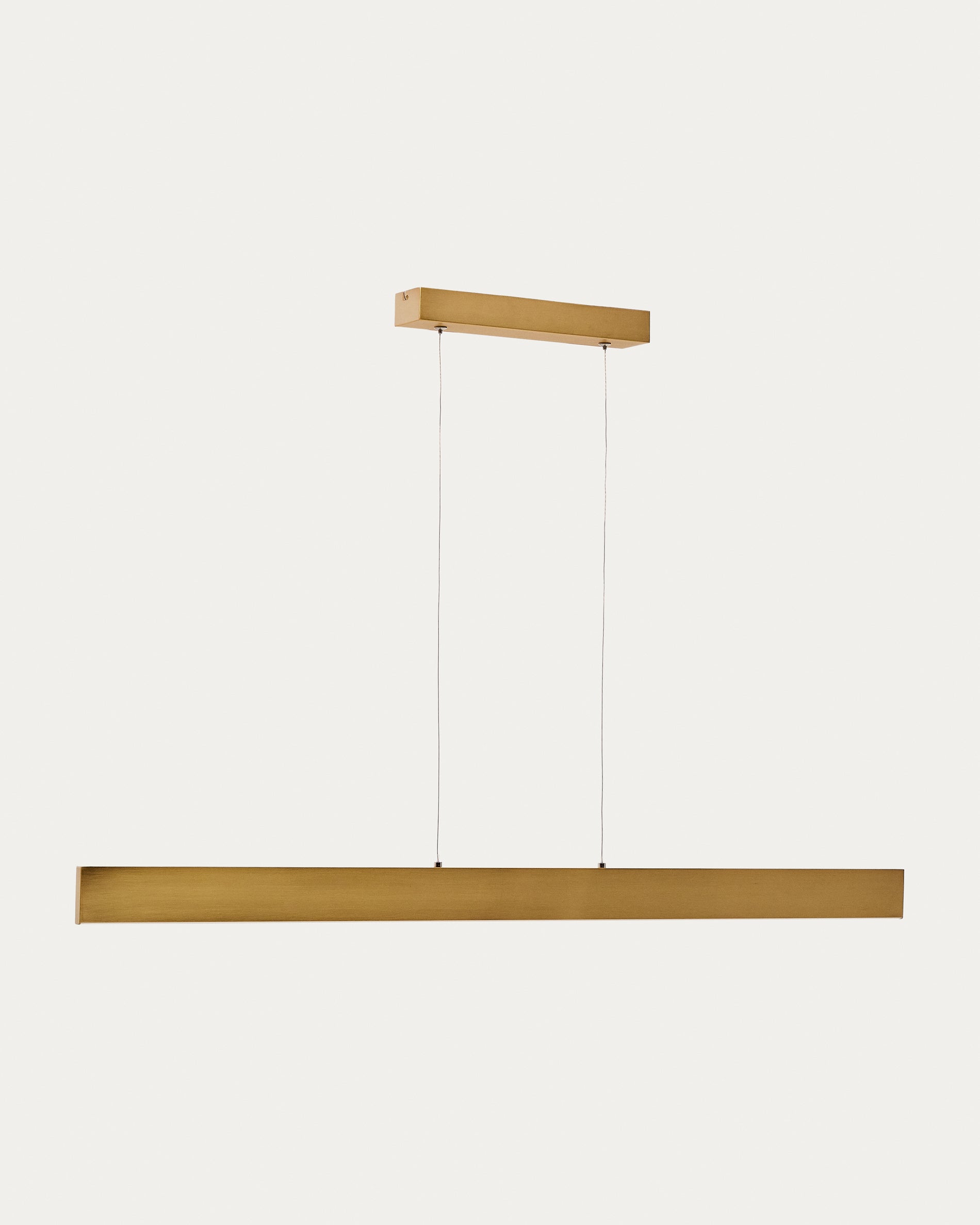 Boadella aluminium ceiling lamp with gold painted finish - Product View