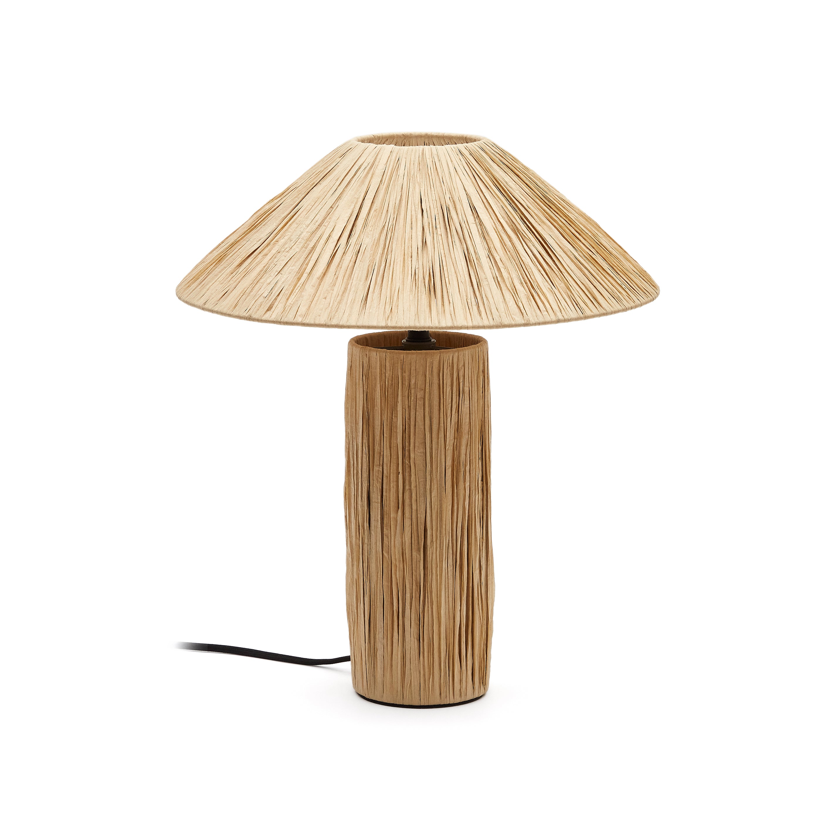 Samse table lamp in natural raffia - Product Image