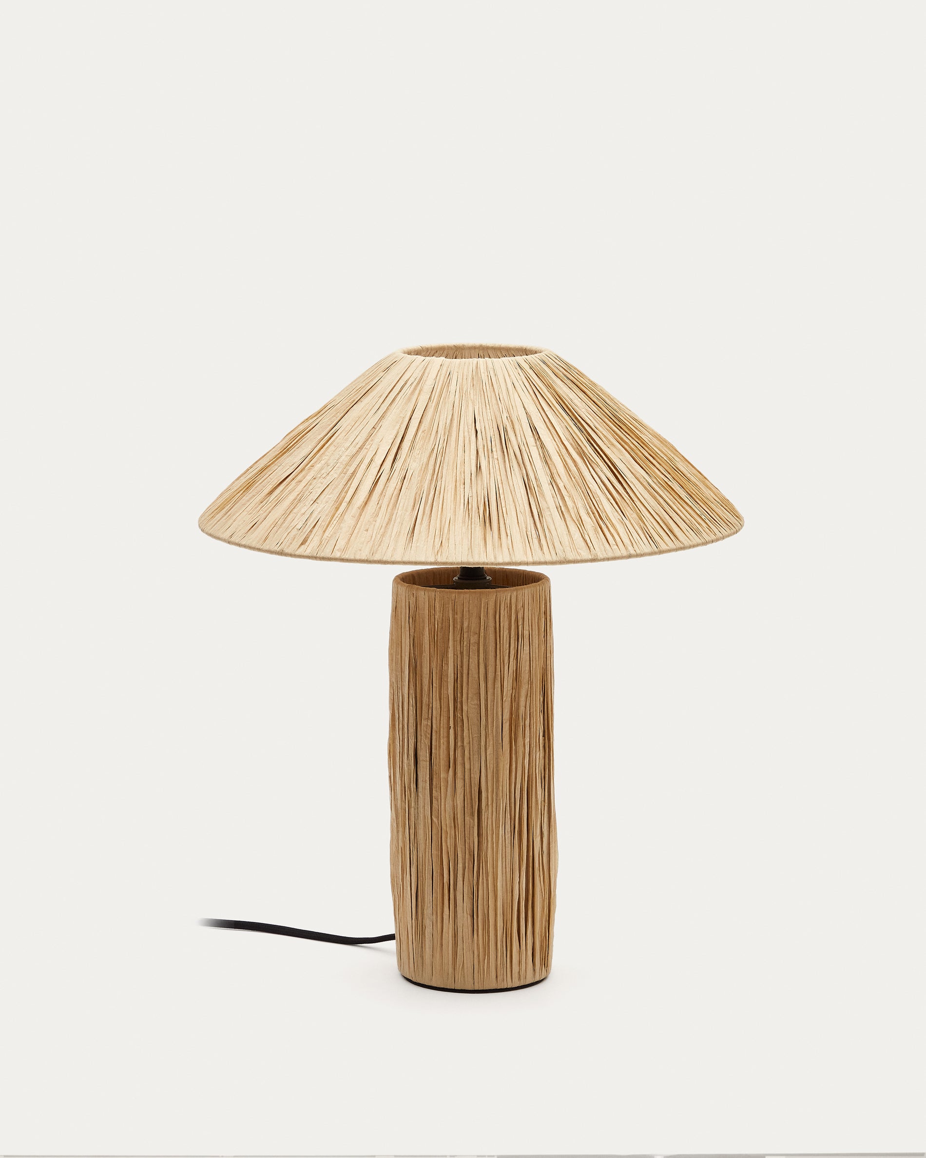 Samse table lamp in natural raffia - Product View