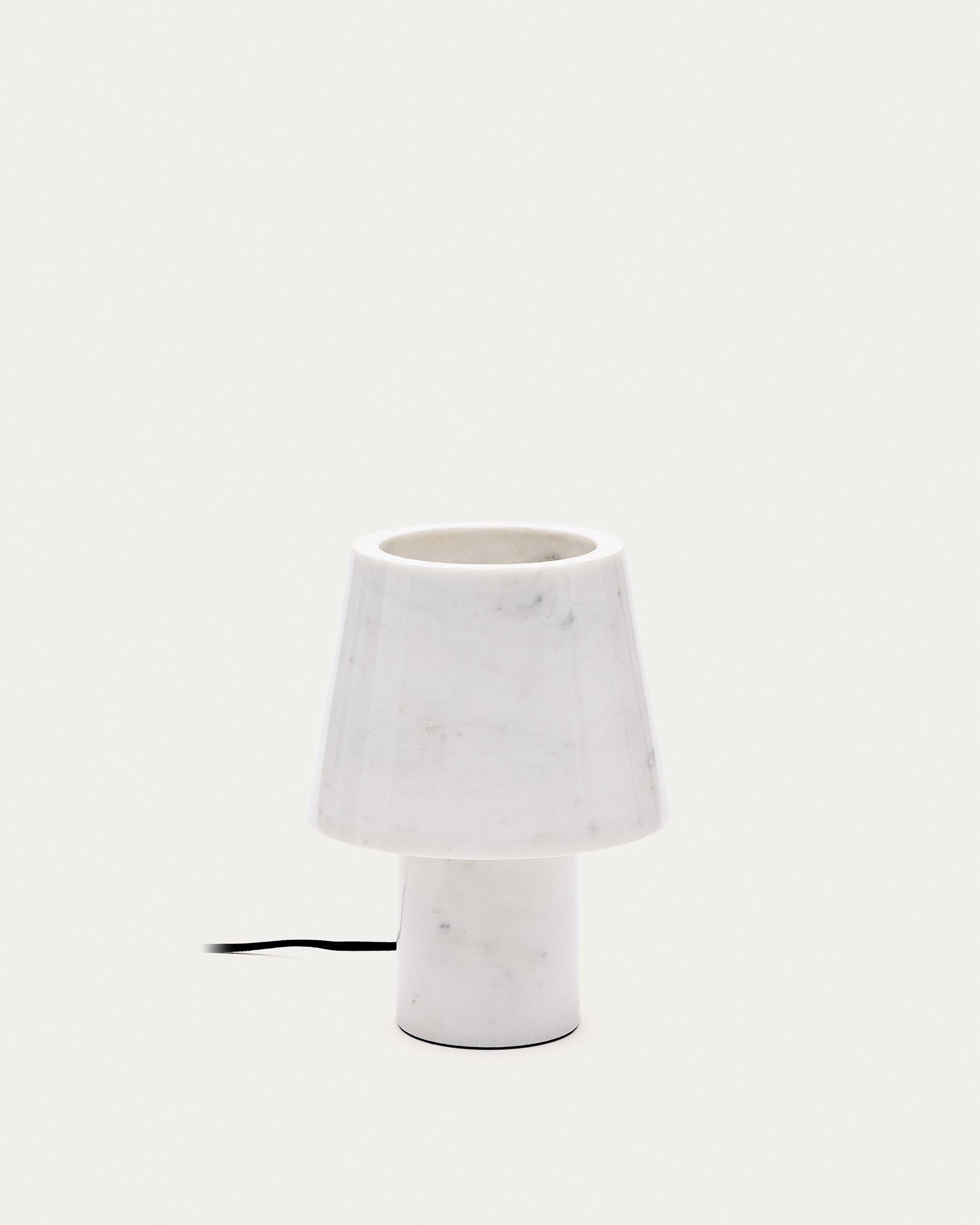 Alaro white marble table lamp - Product View