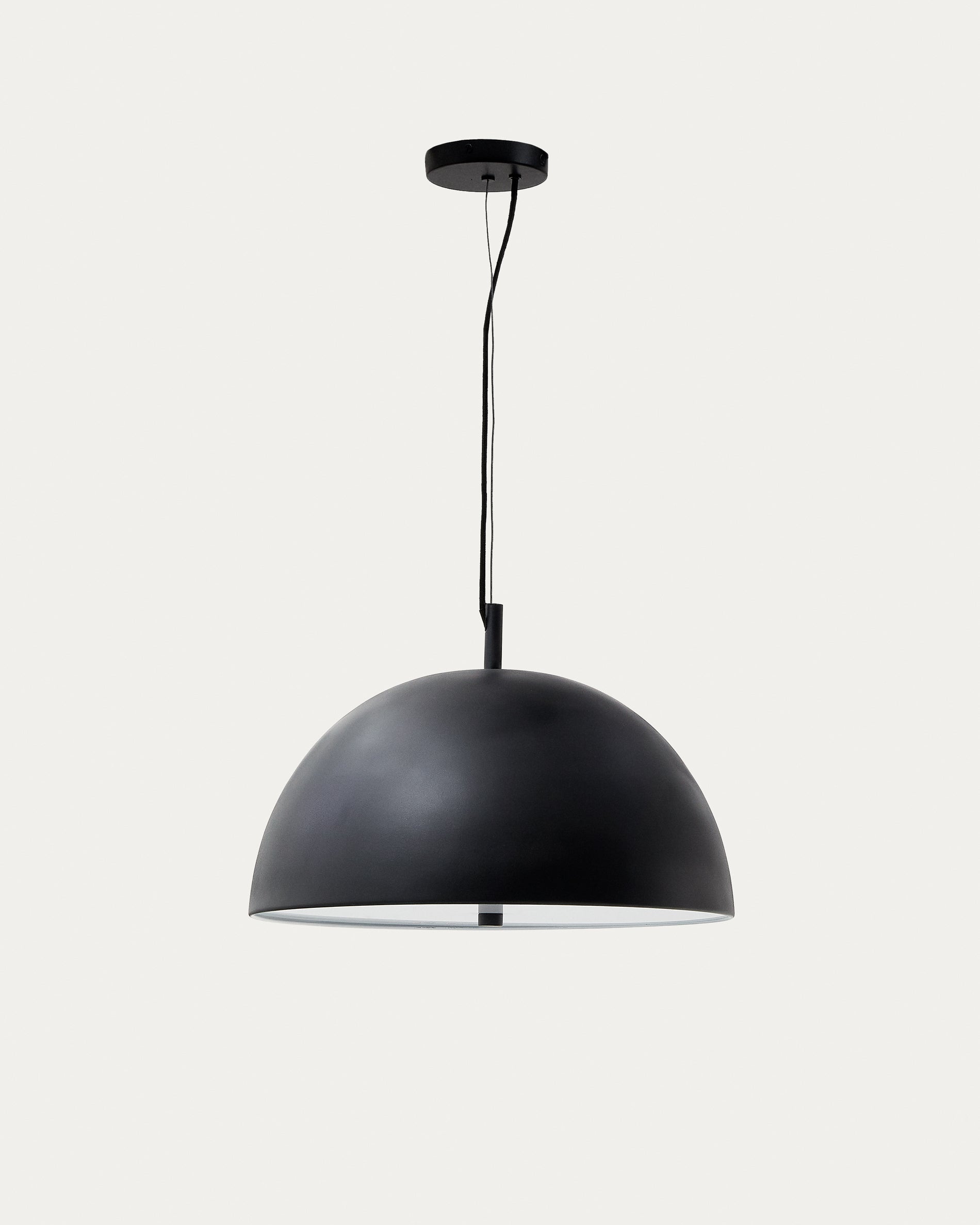 Catlar metal ceiling lamp in a black painted finish Ø 40 cm - Product View