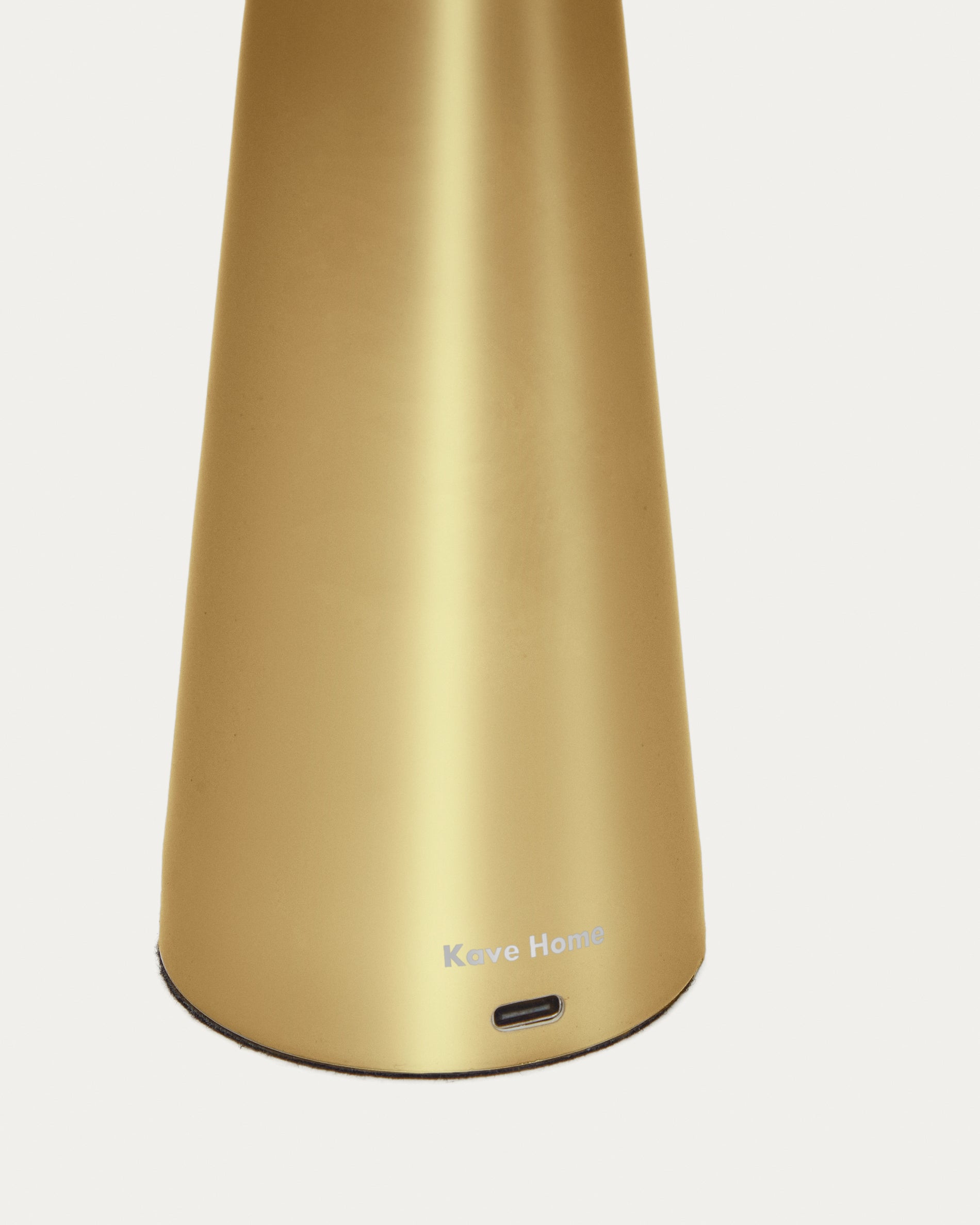 Arenys small metal table lamp in a gold painted finish - Detail
