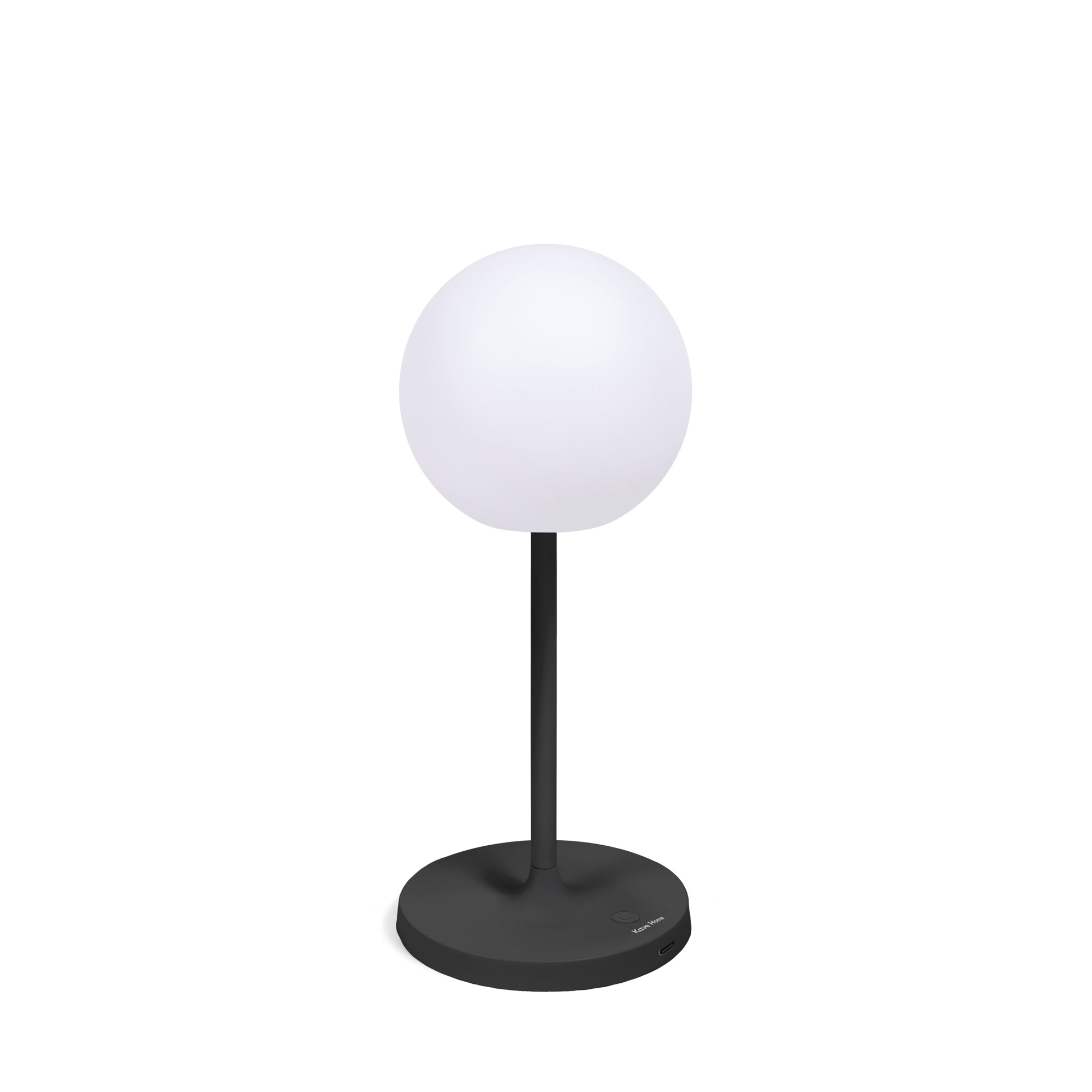 Dinesh outdoor table lamp in black aluminium 40 cm - Product Image