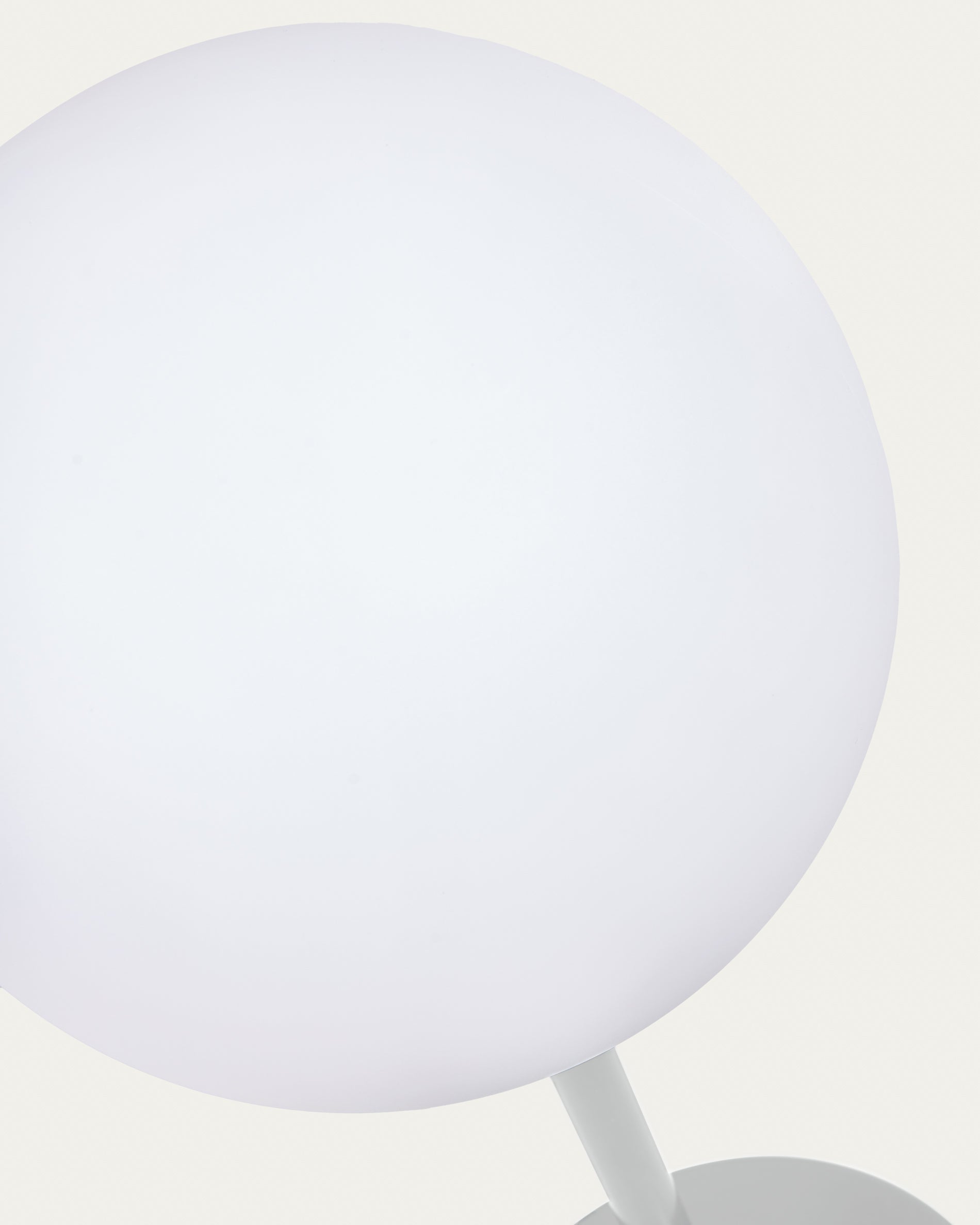 Dinesh outdoor table lamp in grey aluminium 40 cm - Detail