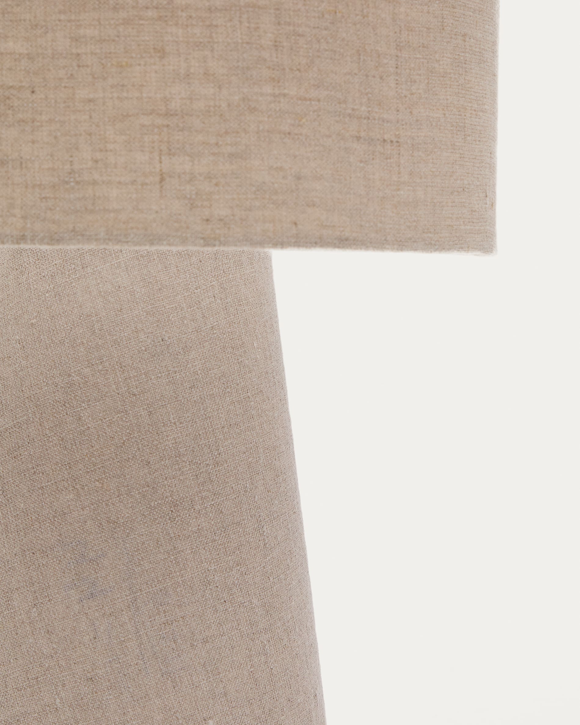 Algaida asztali lámpa szürke textil burkolattal