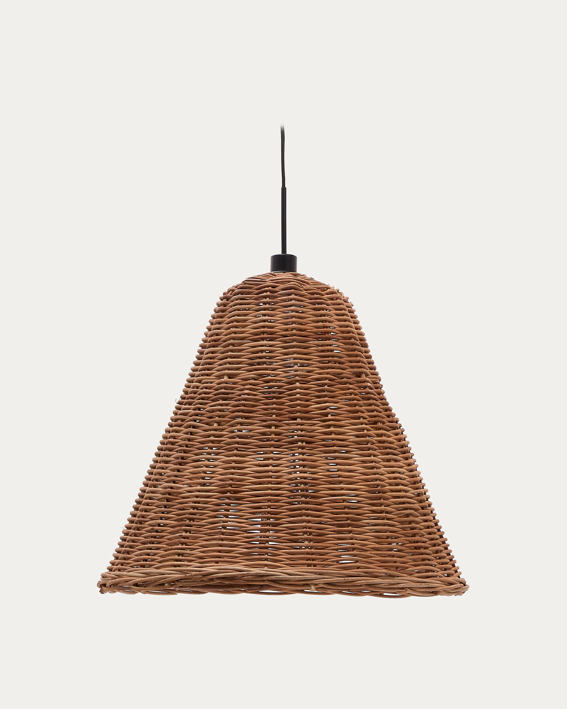 Calvia rattan ceiling lamp shade in a natural finish Ø 60 cm - Product View
