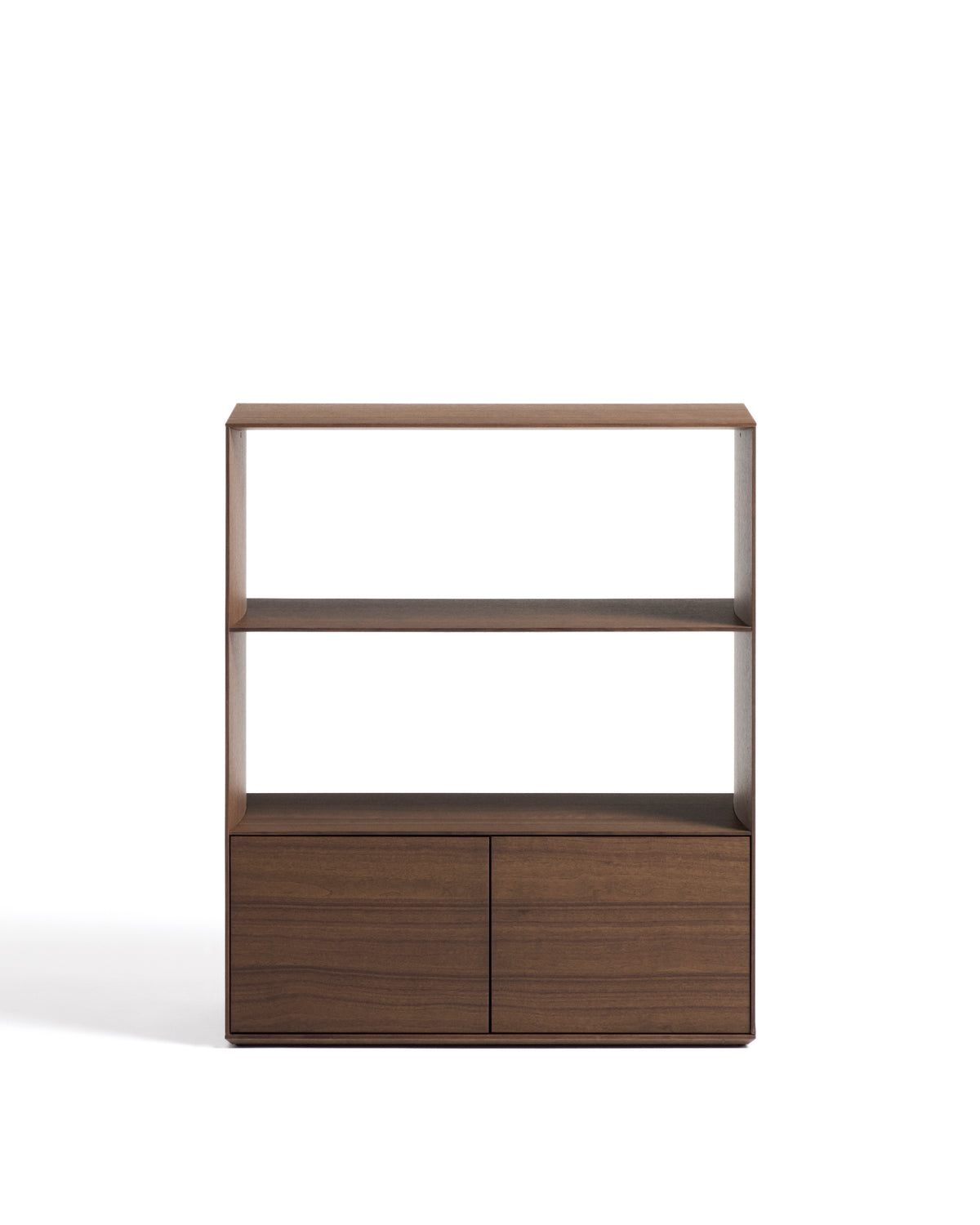 Visala with 1 visible shelf walnut-veneer shelf 90 x 106 cm FSC 100% - Product Image