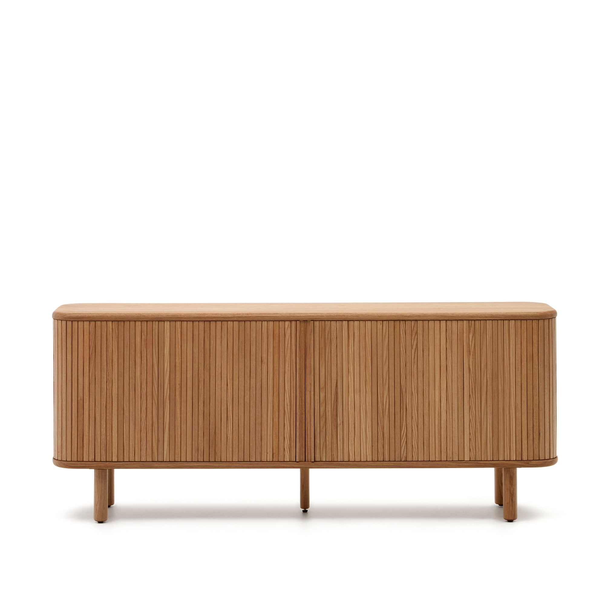 Mailen 2 door sideboard in ash veneer with a natural finish 180 x 75 cm - Product Image