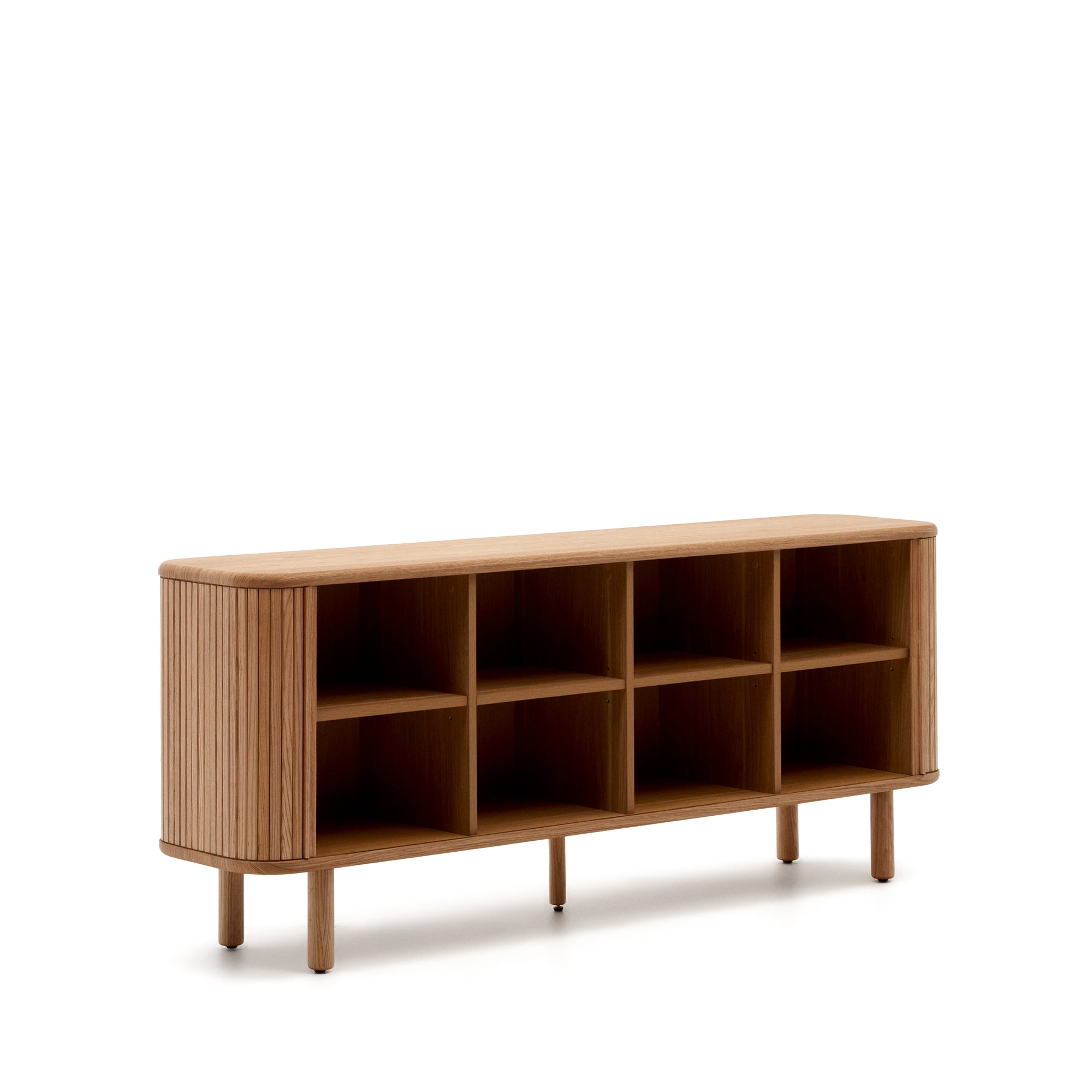 Mailen 2 door sideboard in ash veneer with a natural finish 180 x 75 cm - Product Image