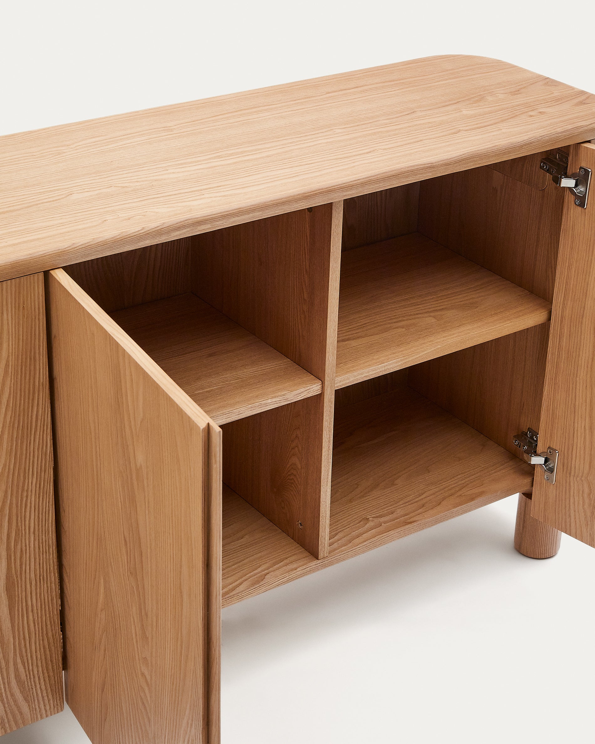 Salaya sideboard in ash plywood FSC Mix Credit, 200 cm x 79 cm - Detail